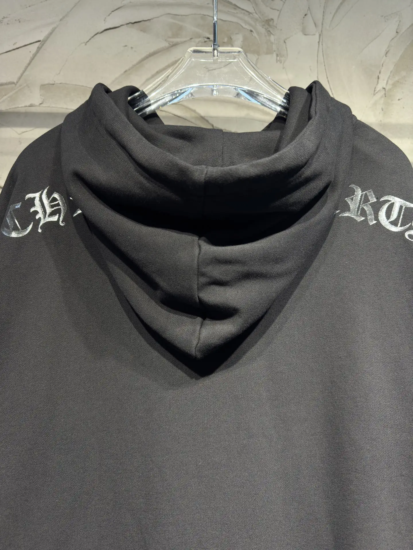 Logo-Print Cotton-Blend Jersey Hoodie D22023068 — view 16