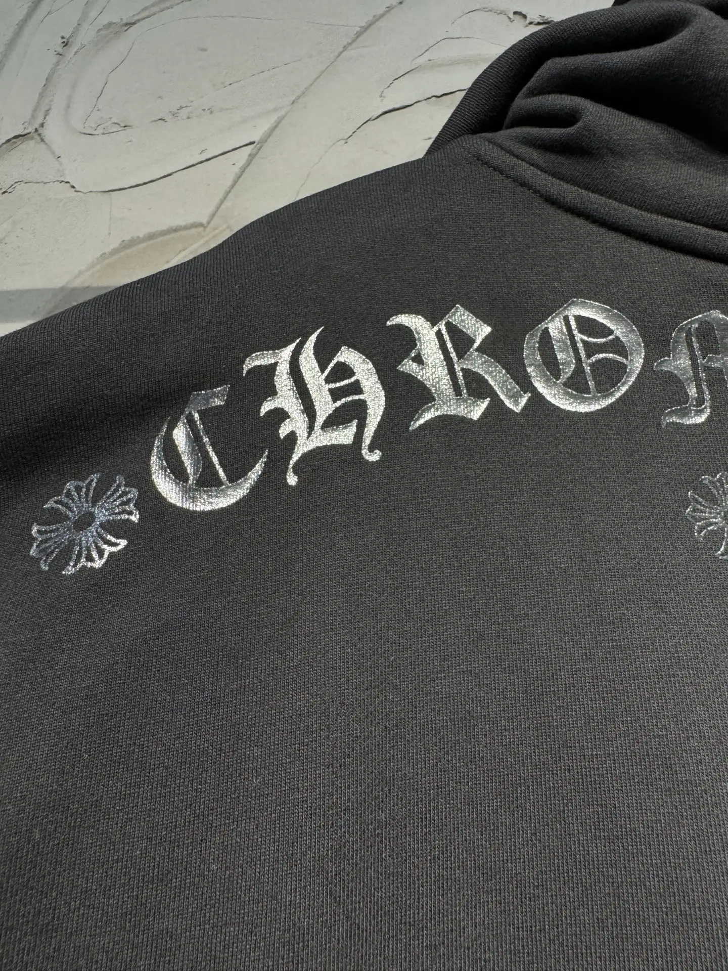 Logo-Print Cotton-Blend Jersey Hoodie D22023068 — view 17