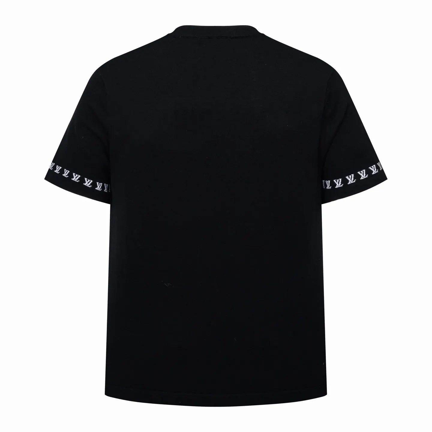 Logo Jacquard Cotton Knit T-Shirt D22013795 — view 2