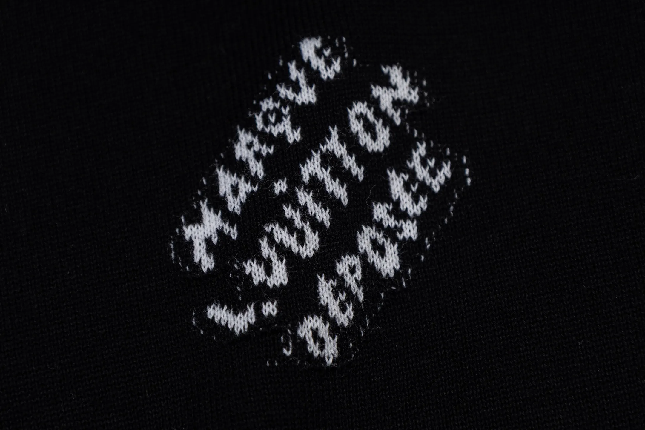 Logo Jacquard Cotton Knit T-Shirt D22013795 — view 5
