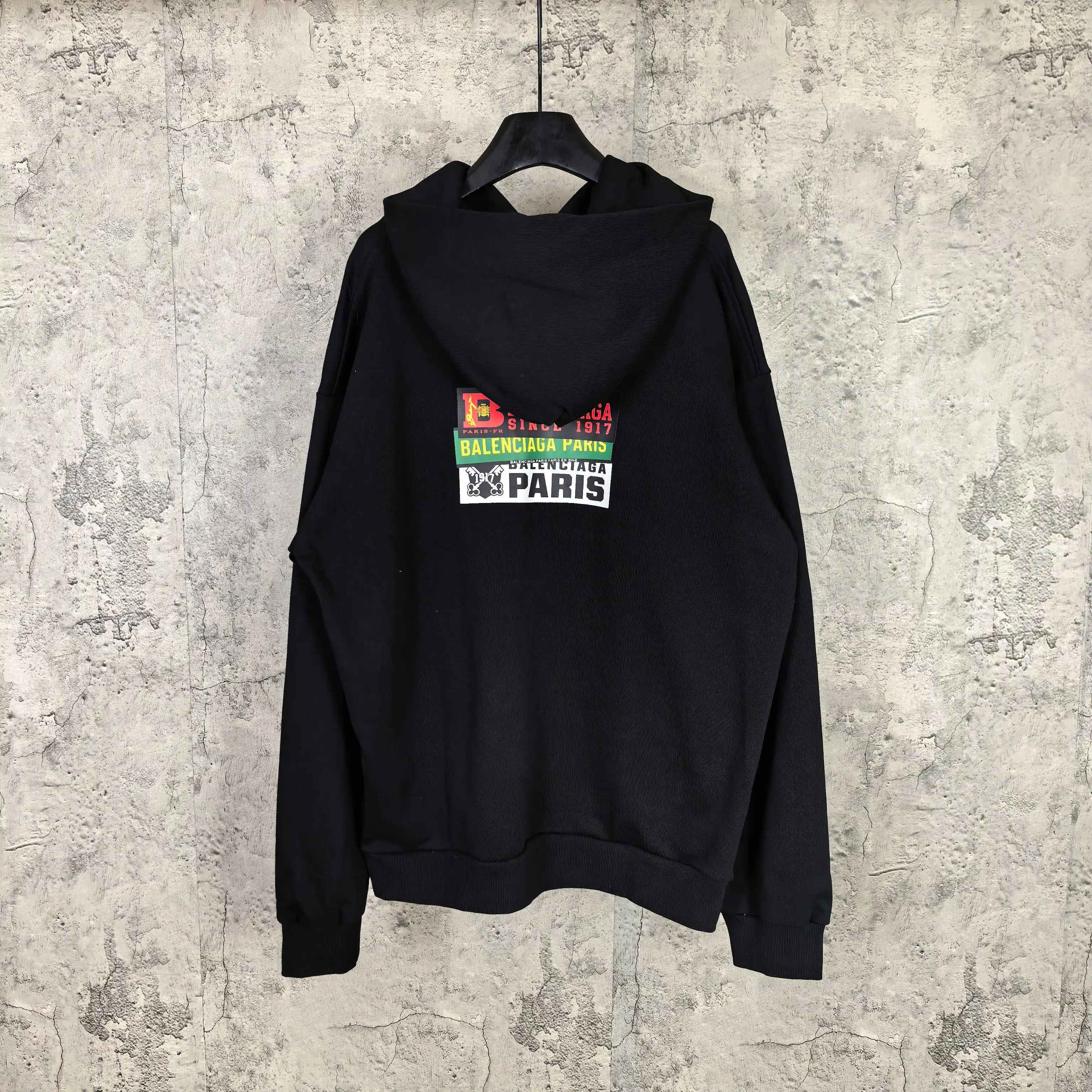 Bumper Stickers Logo Print Hoodie D22023172 — view 2