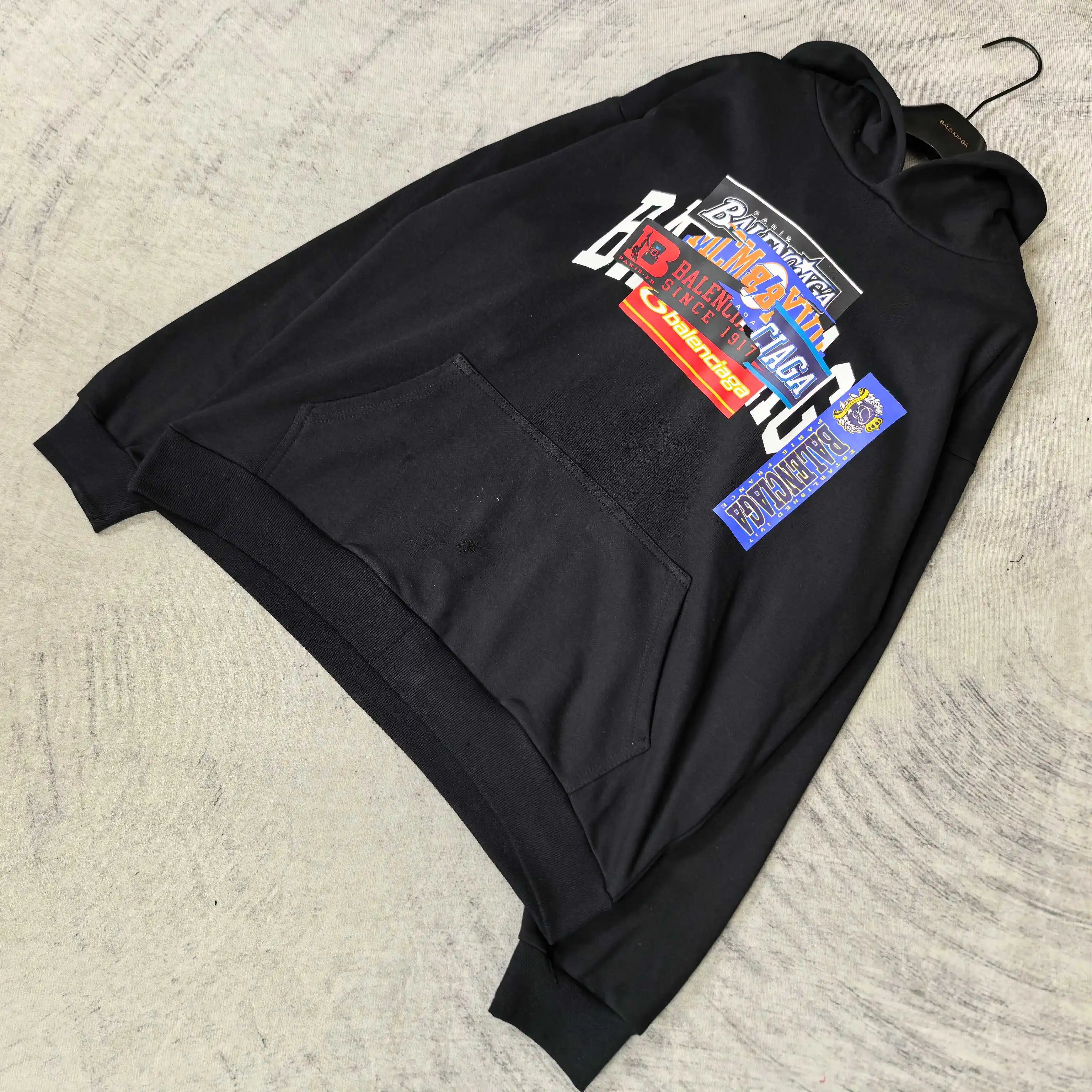 Bumper Stickers Logo Print Hoodie D22023172 — view 4
