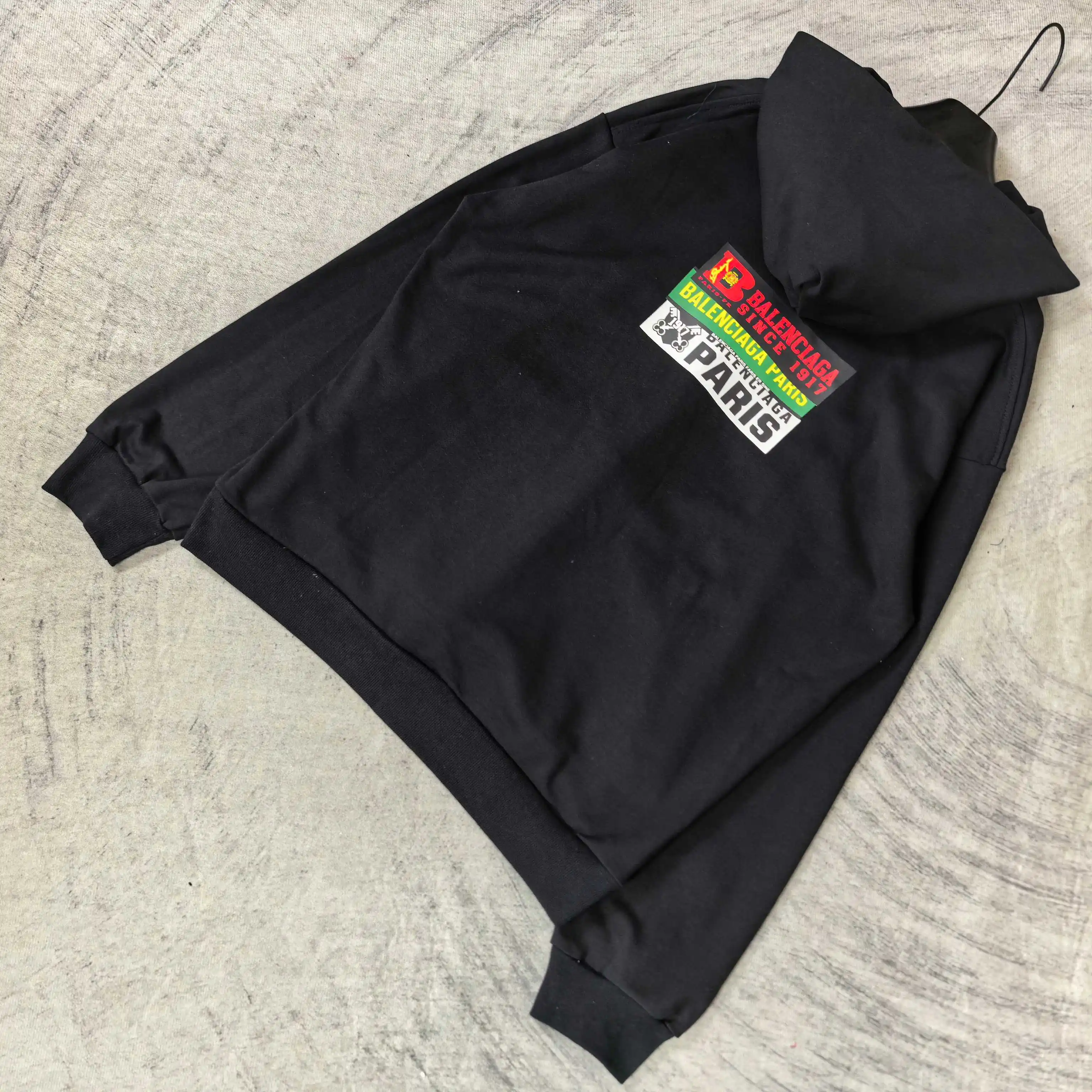 Bumper Stickers Logo Print Hoodie D22023172 — view 5