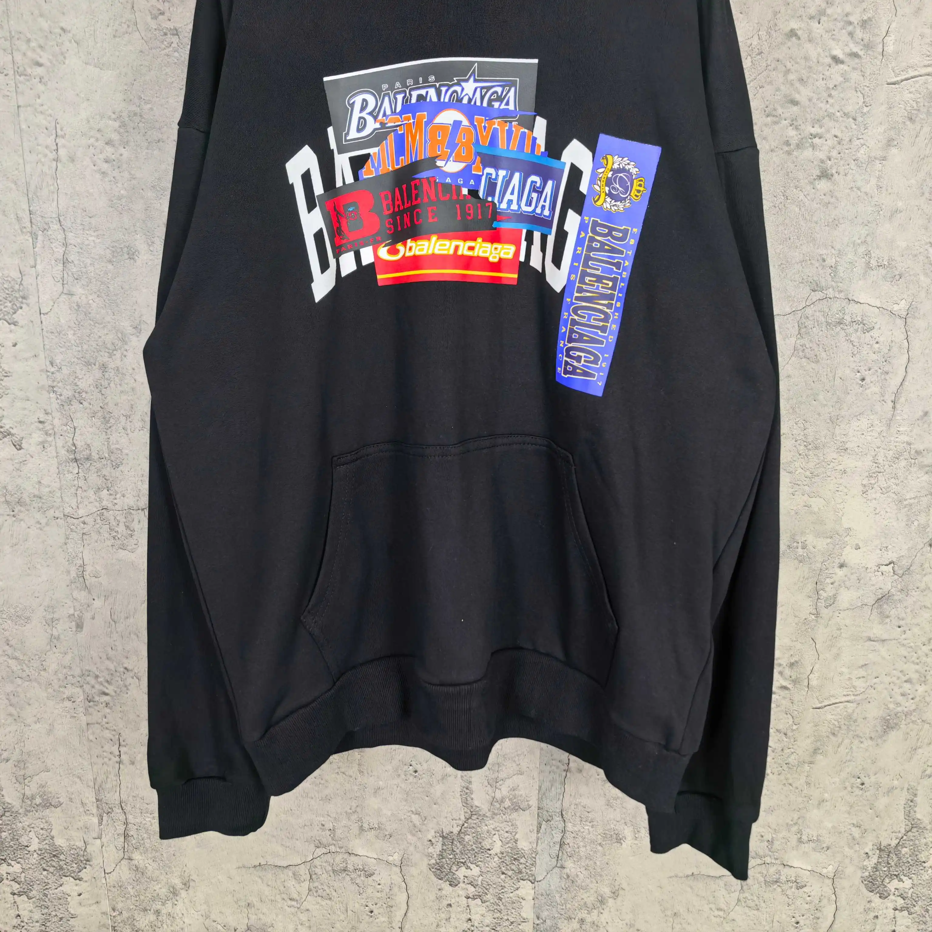 Bumper Stickers Logo Print Hoodie D22023172 — view 10