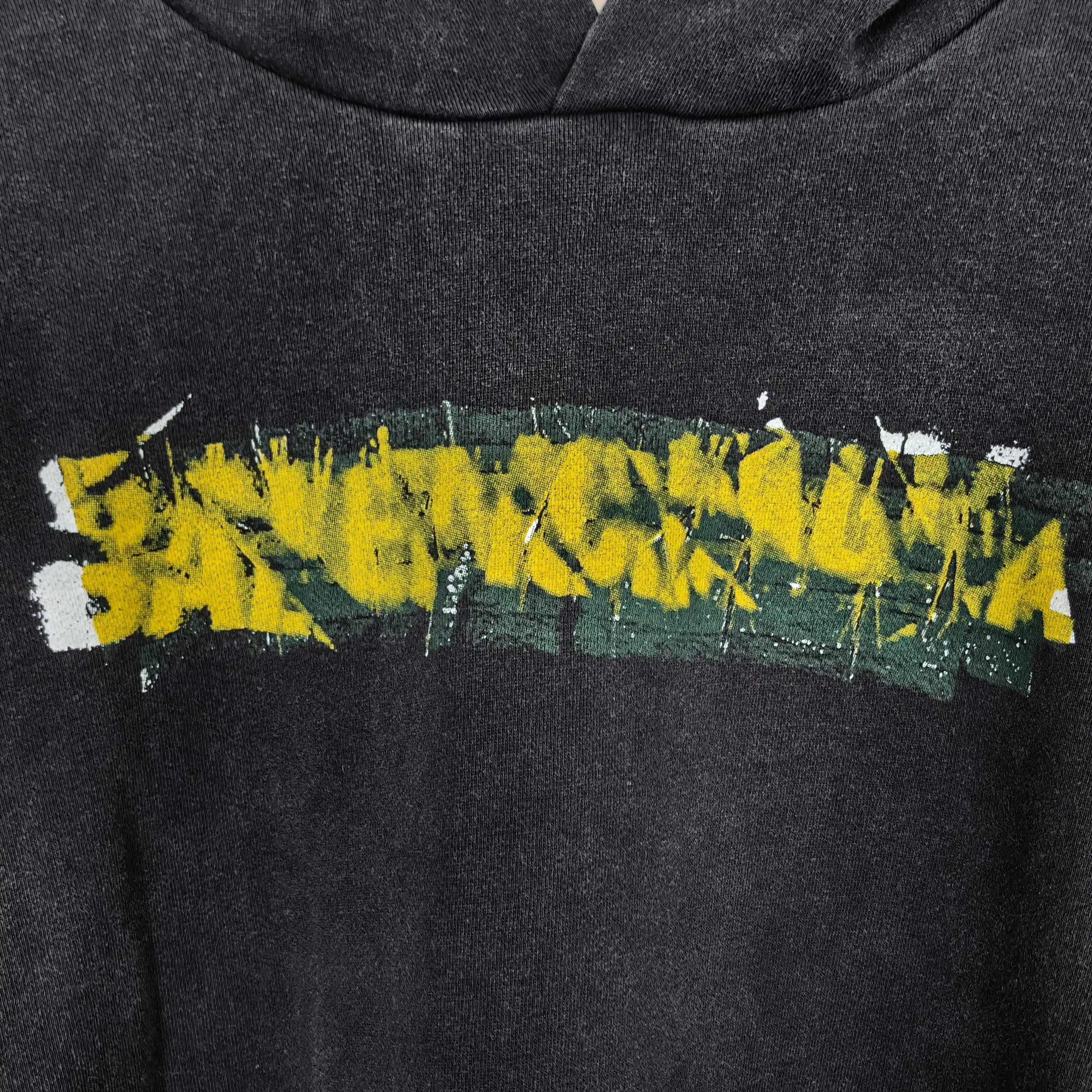Messy Spray Logo Distressed Hoodie D22023193 — view 8