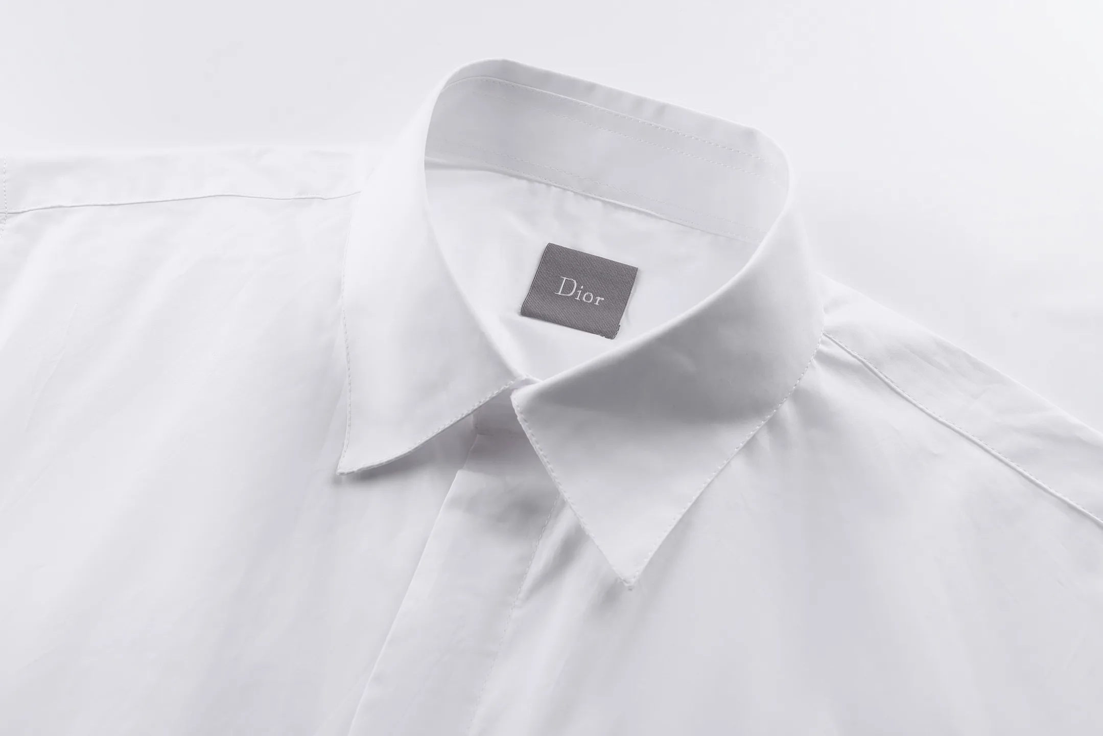Embroidered Cotton Poplin Long-Sleeve Shirt D22021117 — view 3
