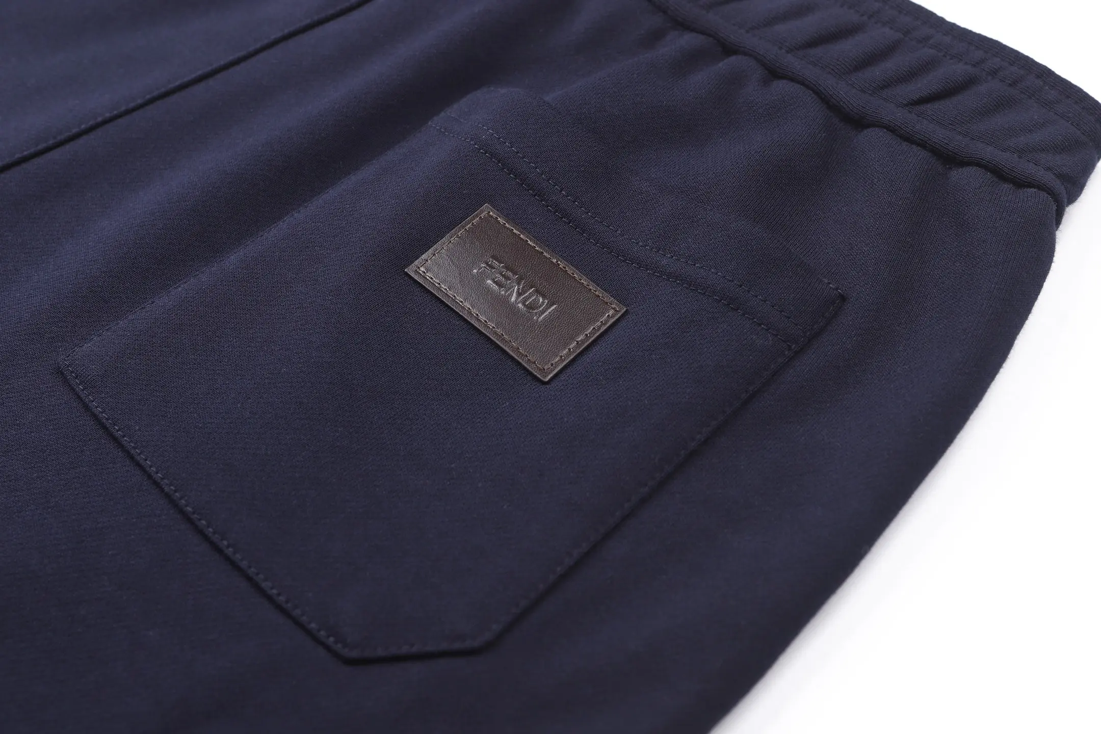 Logo-Patch Cotton-Jersey Bermuda Shorts D22021113 — view 6