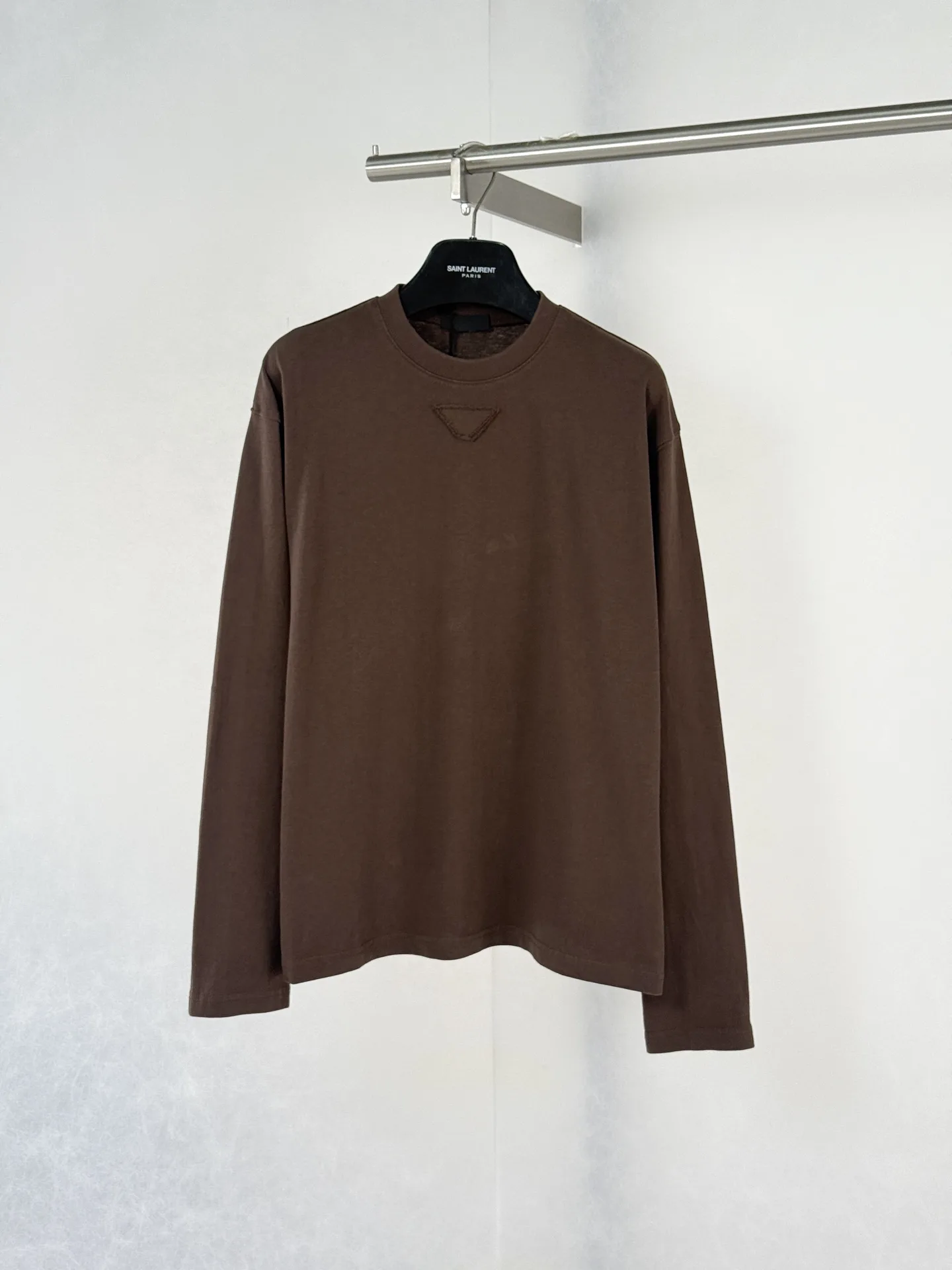 Deconstructed Triangle Logo Long-Sleeve T-Shirt D22020660