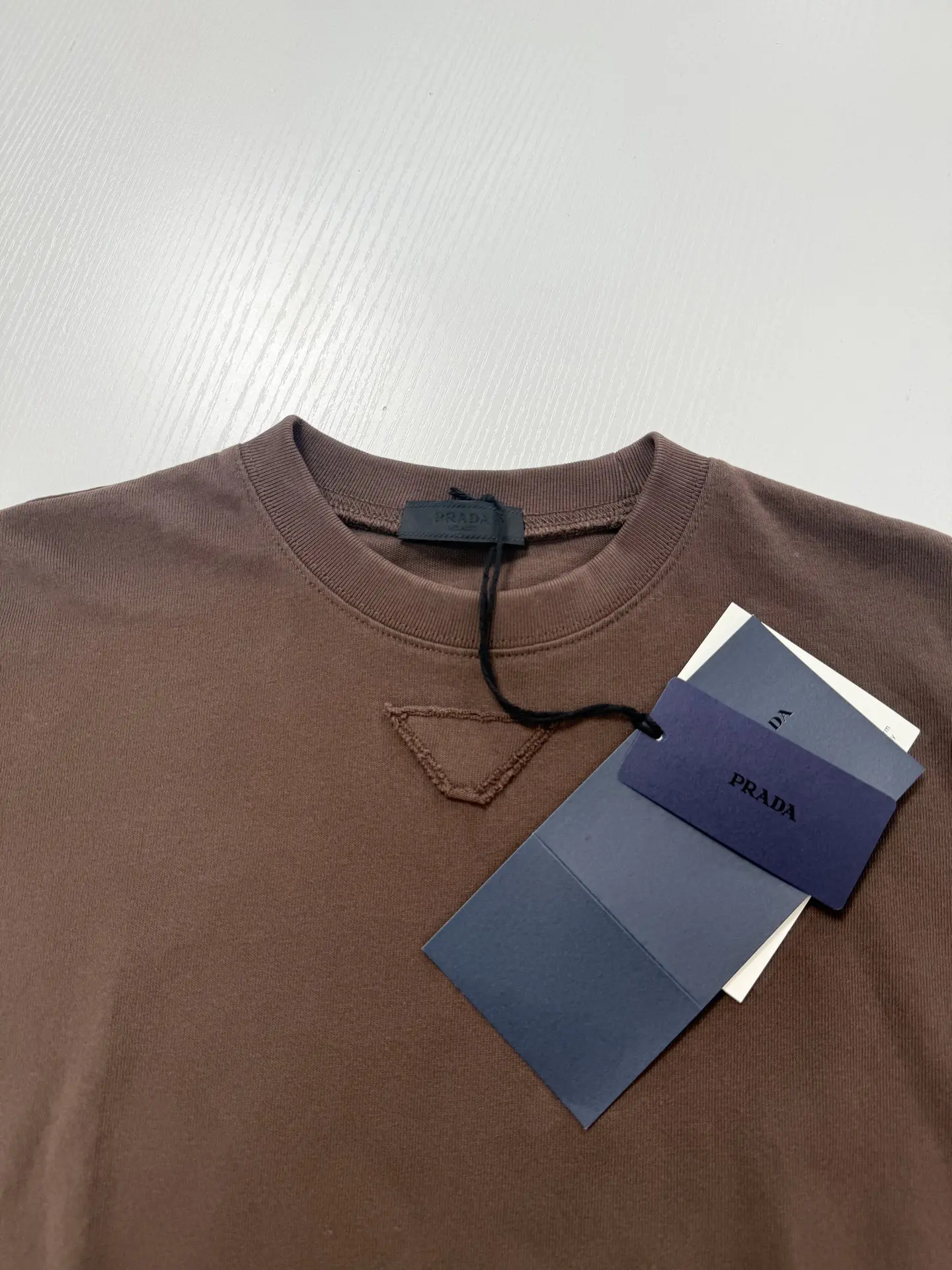 Deconstructed Triangle Logo Long-Sleeve T-Shirt D22020660 — view 4