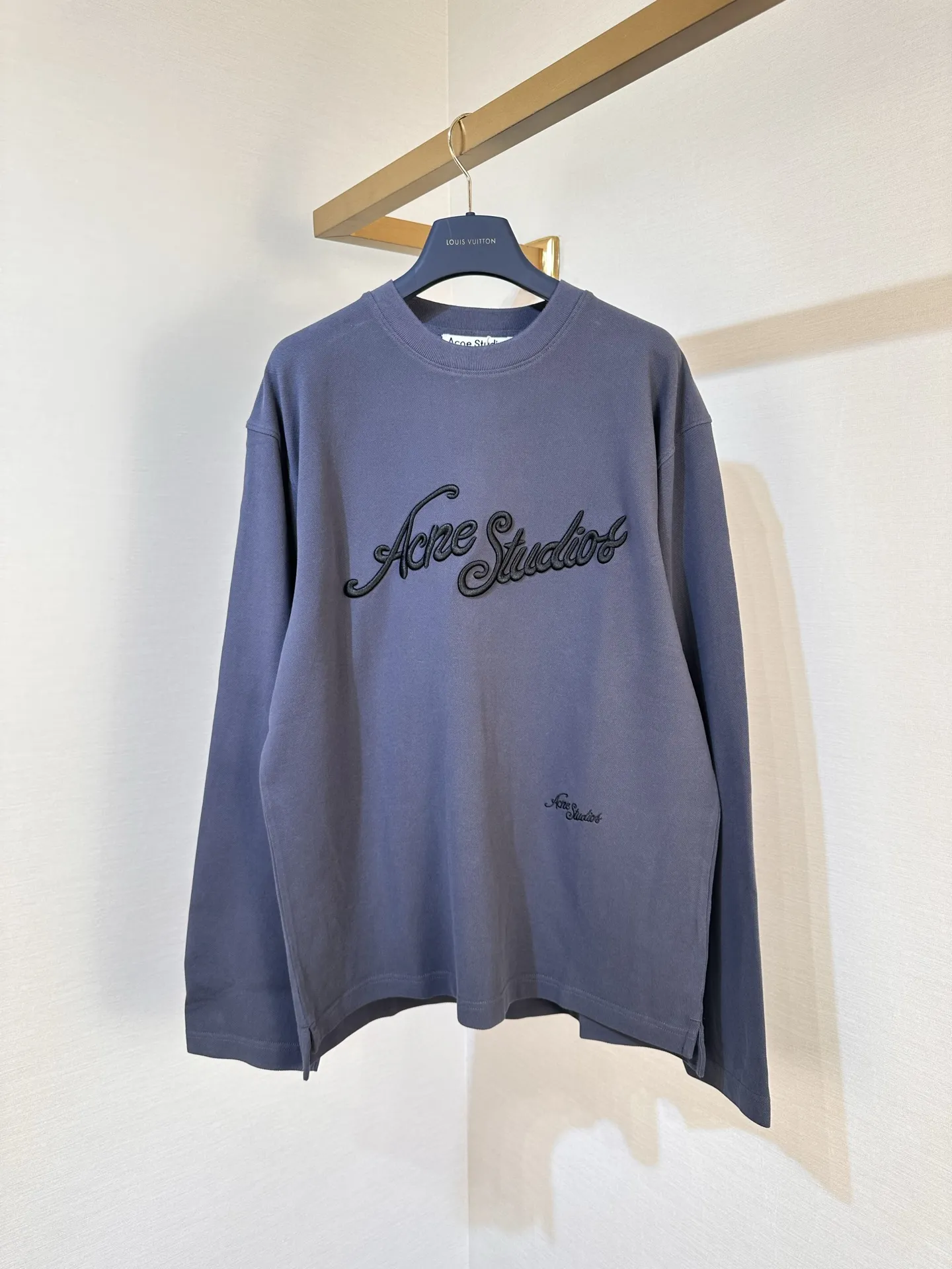 Logo-Embroidered Drop-Shoulder Long-Sleeve T-Shirt D22519103