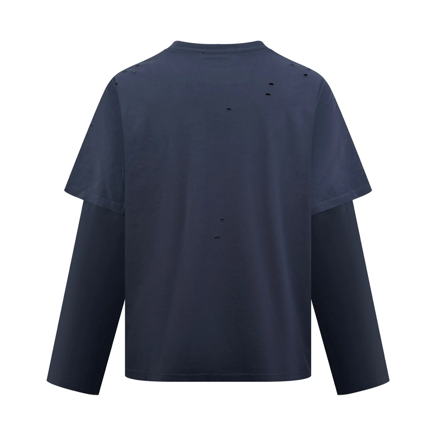 Distressed Layered Logo Long-Sleeve T-Shirt D22519217 — view 2