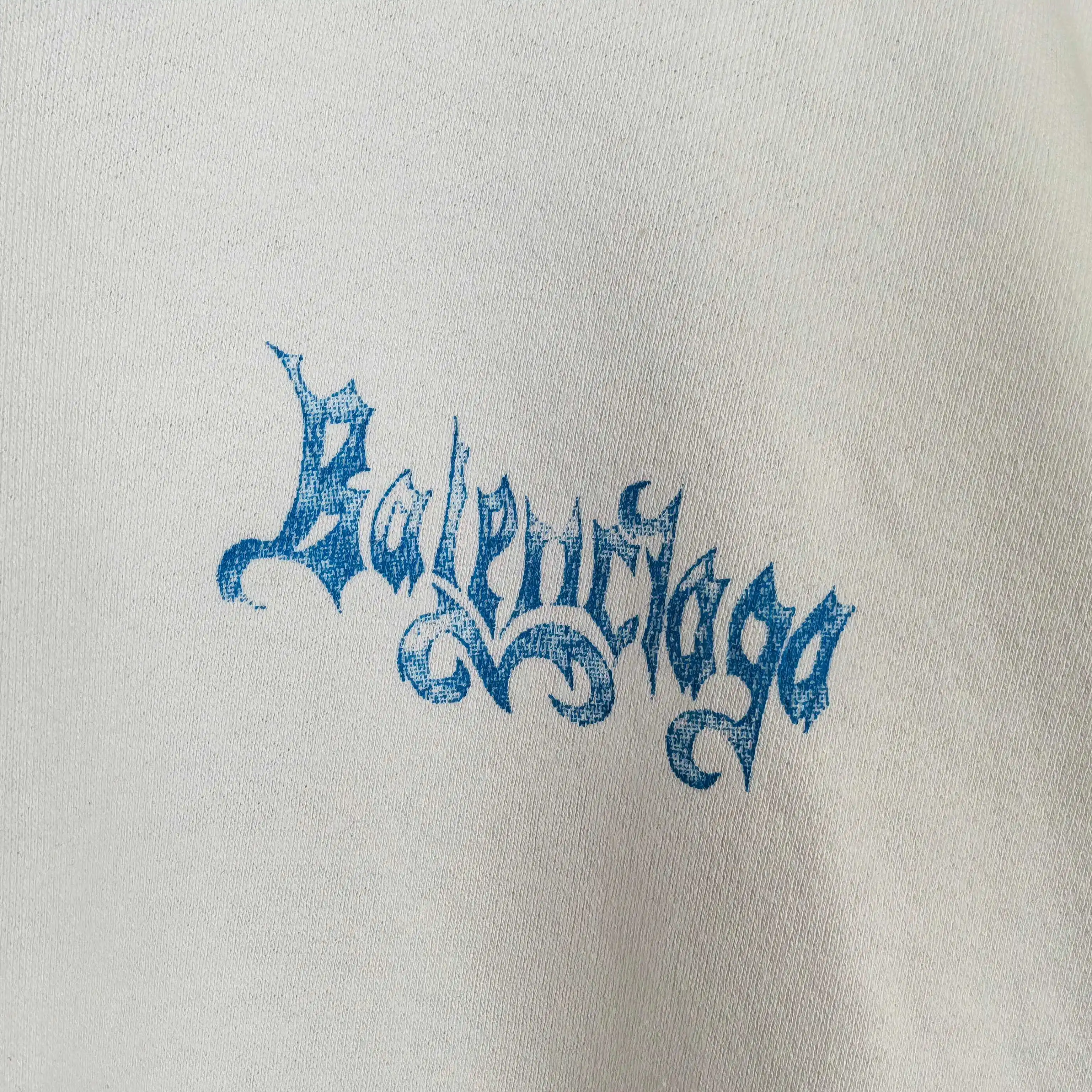 Sketchy Logo Flame Print Zip-Up Hoodie D22523175 — view 8