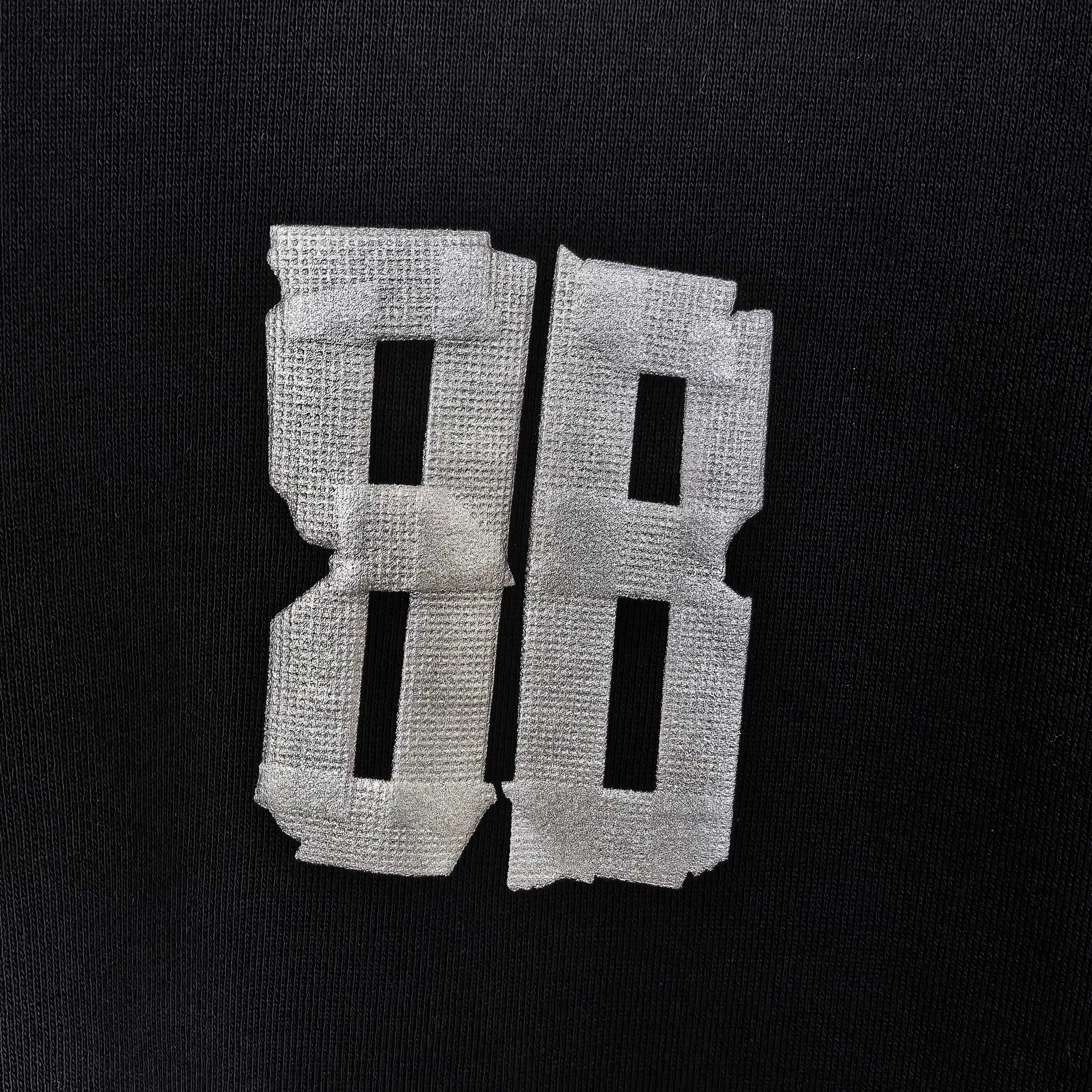 Tape Type Oversized Zip-Up Hoodie D22523202 — view 8