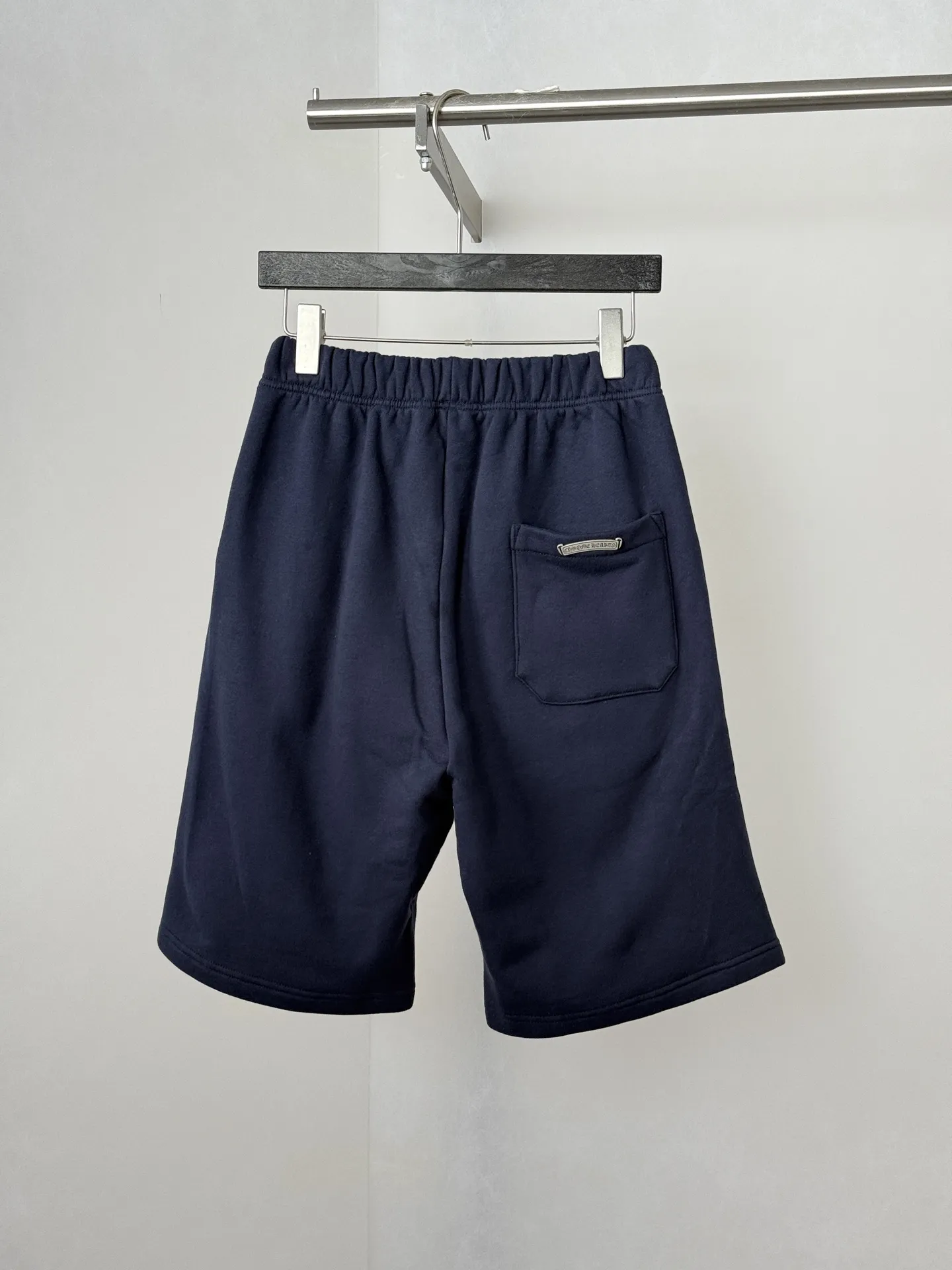 Leather Cross Patch Cotton Jersey Shorts D22520682 — view 2