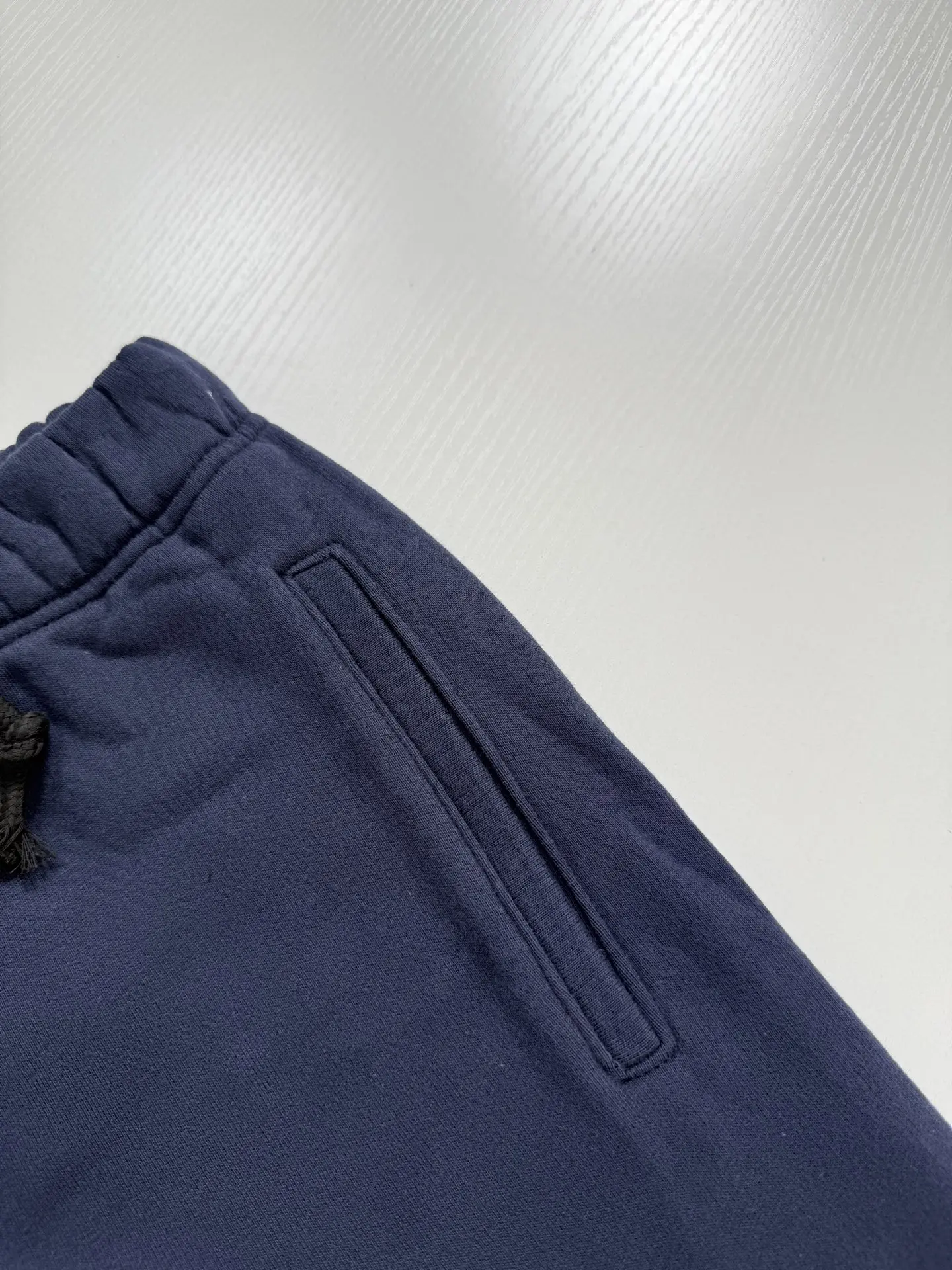 Leather Cross Patch Cotton Jersey Shorts D22520682 — view 6