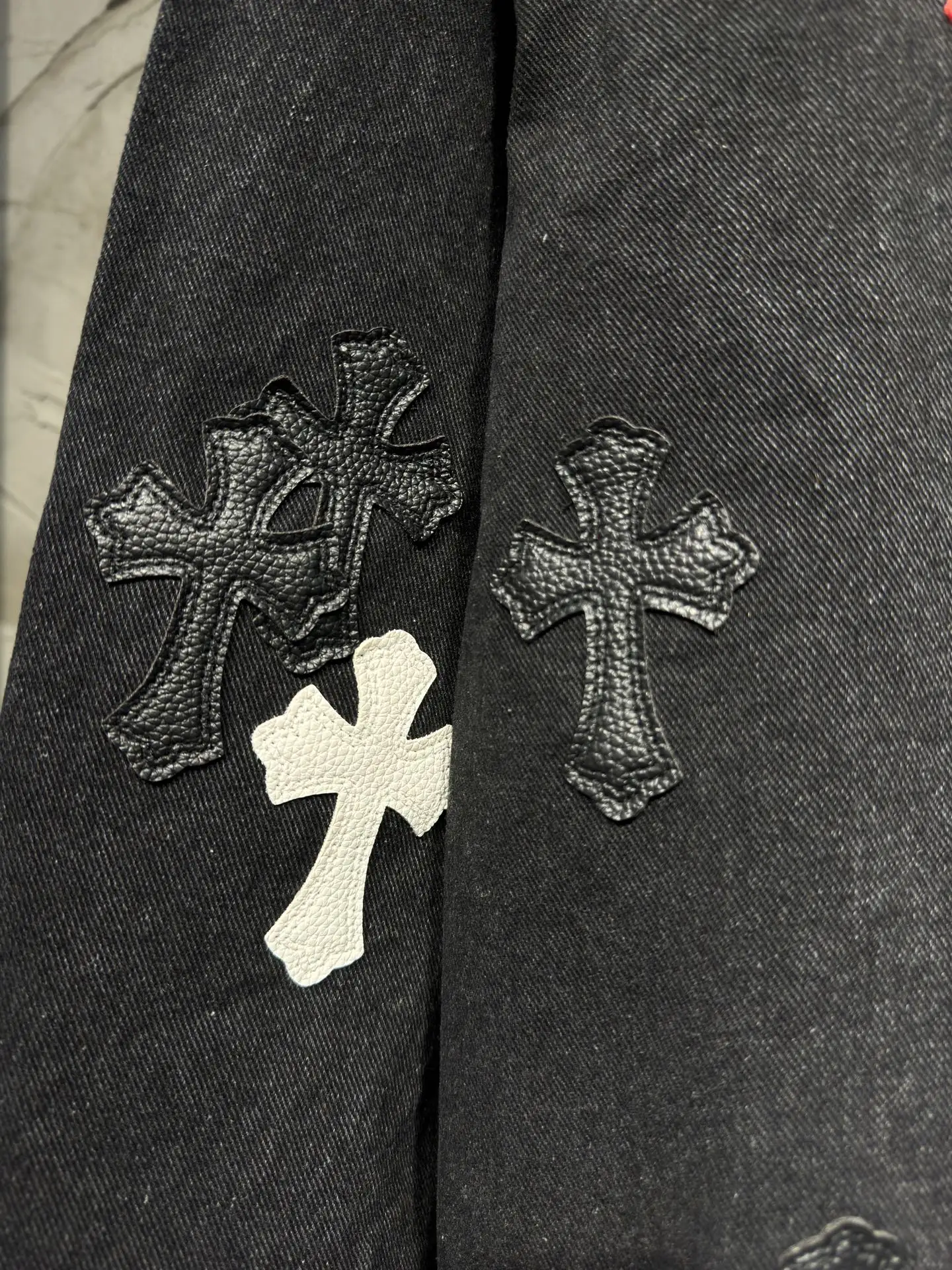 Cross-Patch Denim Overshirt Jacket D22523047 — view 10