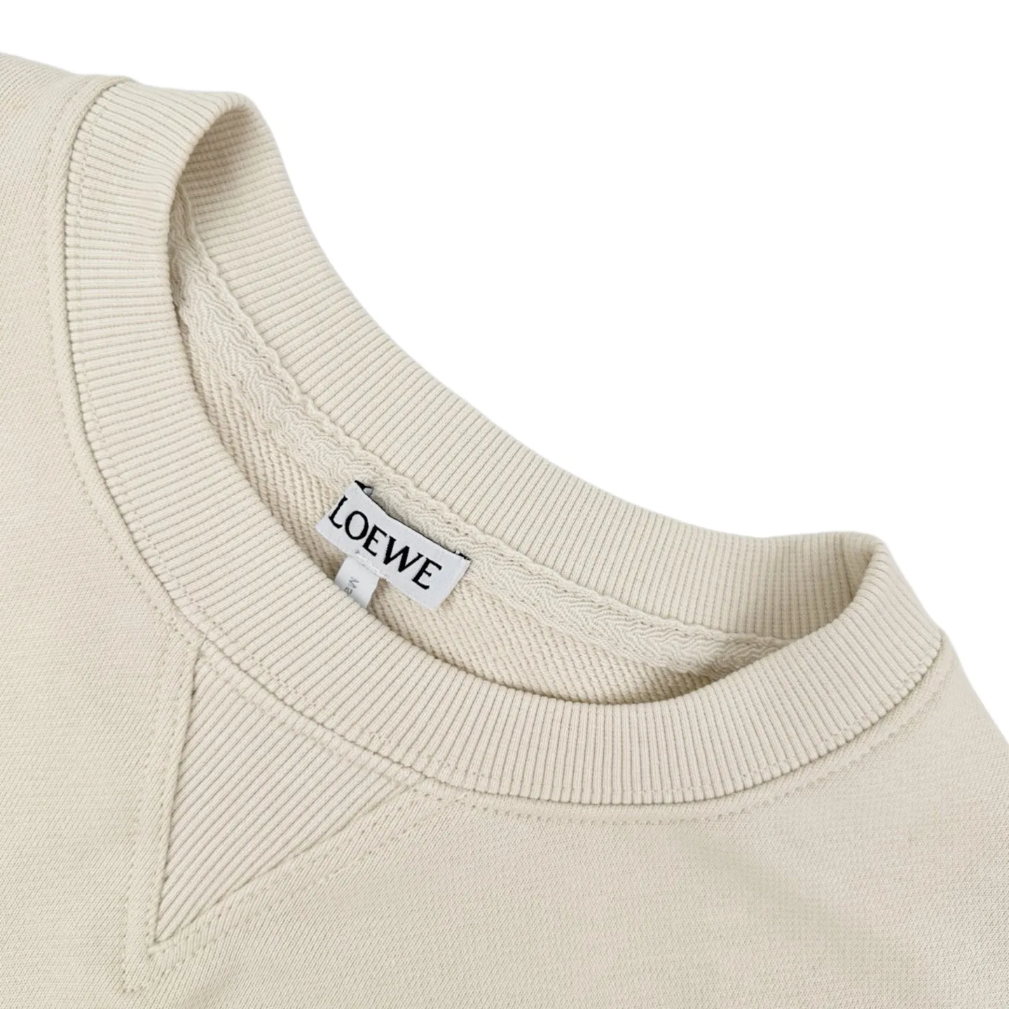 Anagram Embroidered Cotton-Fleece Sweatshirt D22521230 — view 3
