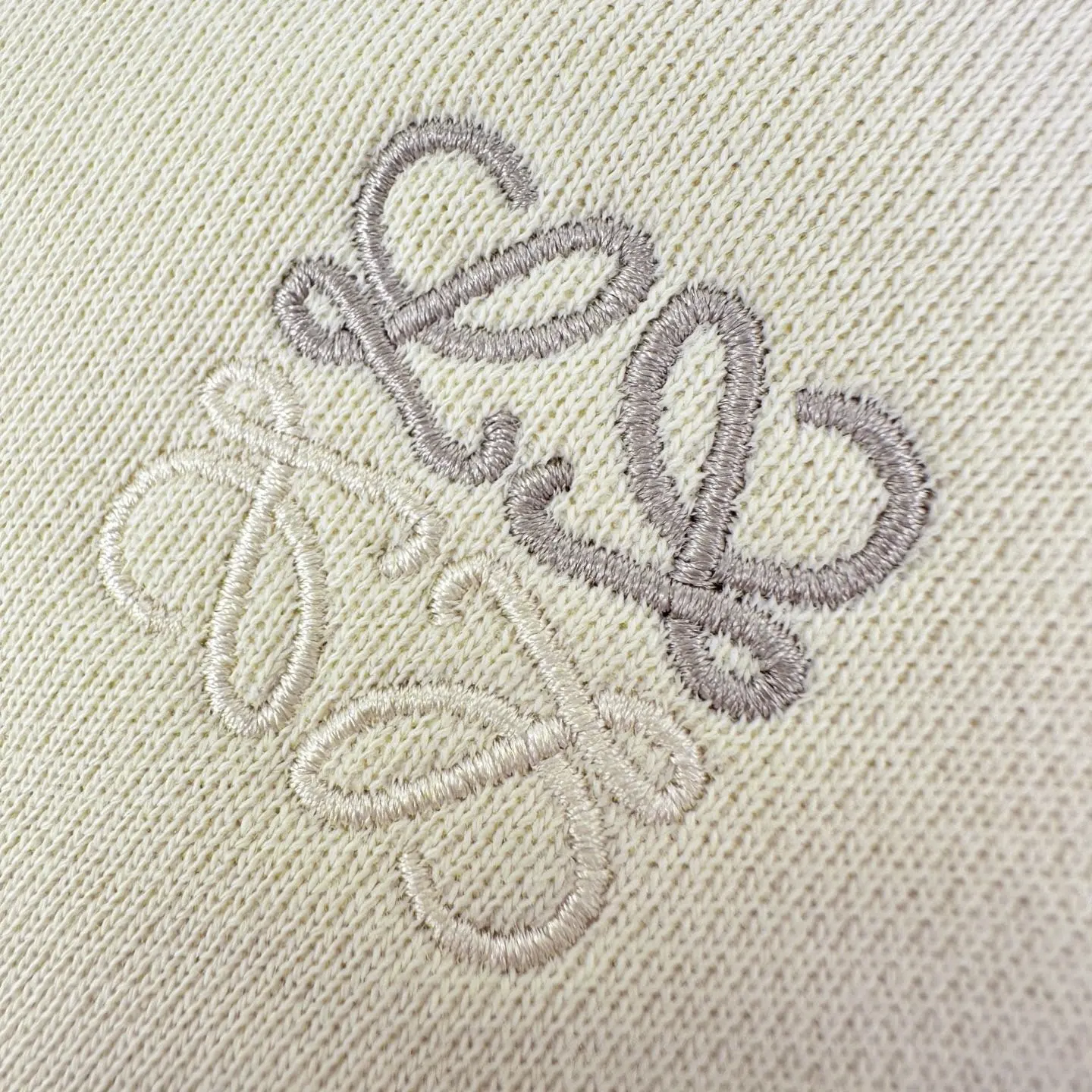 Anagram Embroidered Cotton-Fleece Sweatshirt D22521230 — view 5
