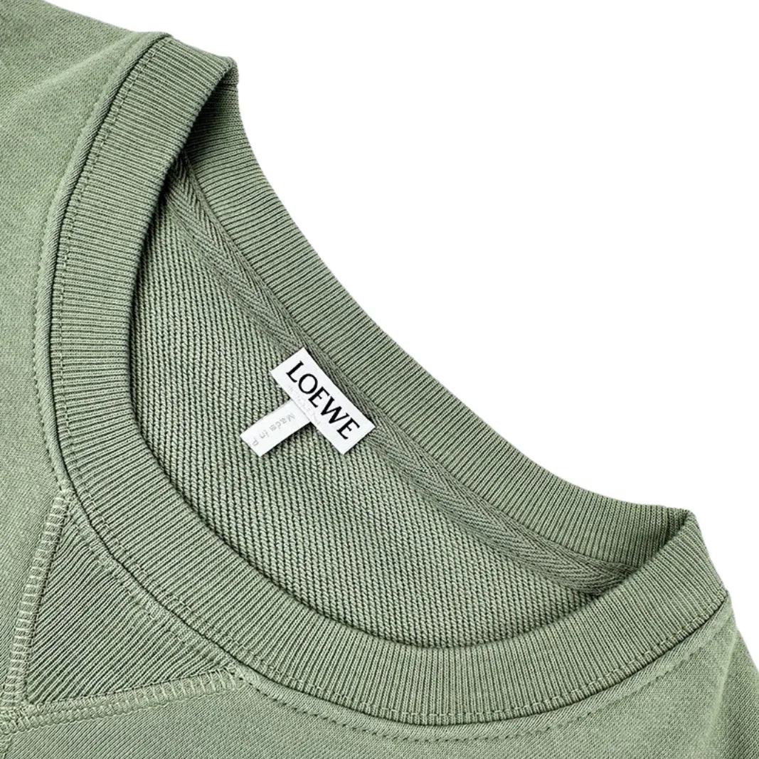 Anagram Embroidered Cotton-Fleece Sweatshirt D22521229 — view 3