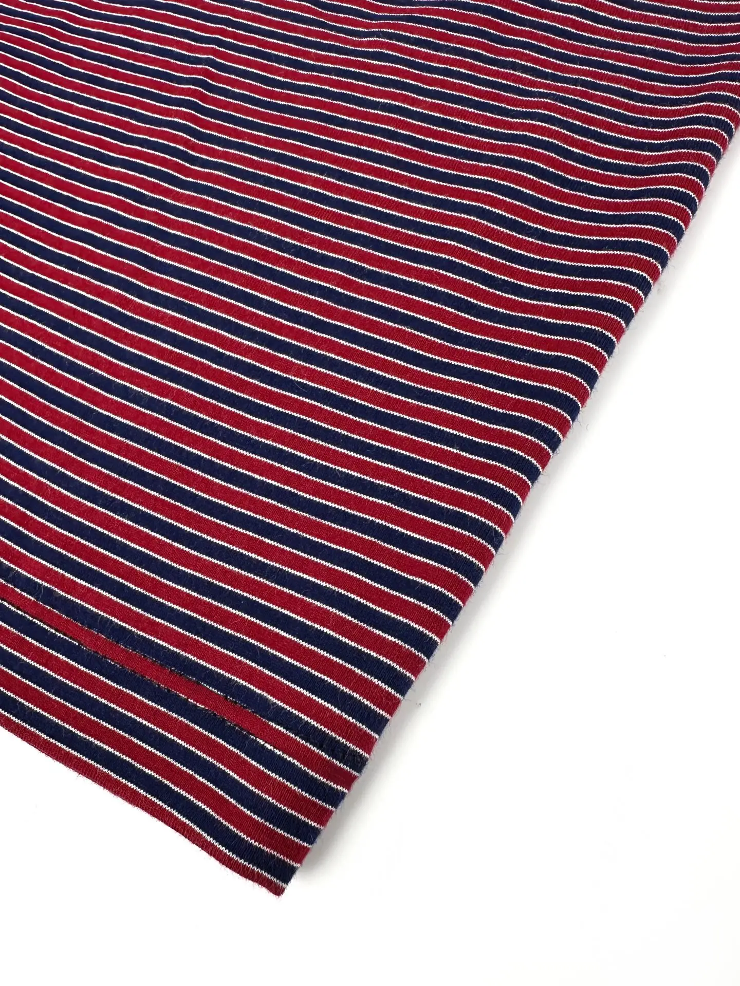 Striped Cotton Jersey Henley Top D22519219 — view 7