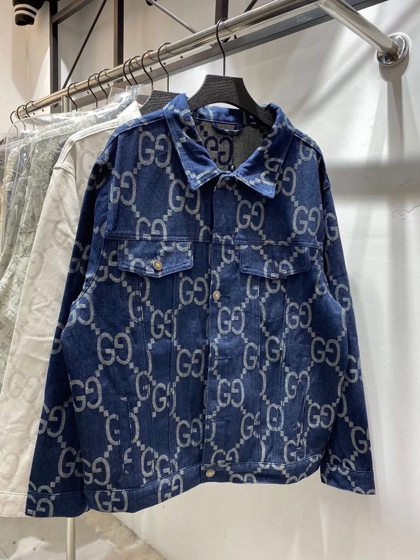 GG Jacquard Denim Jacket D22513435