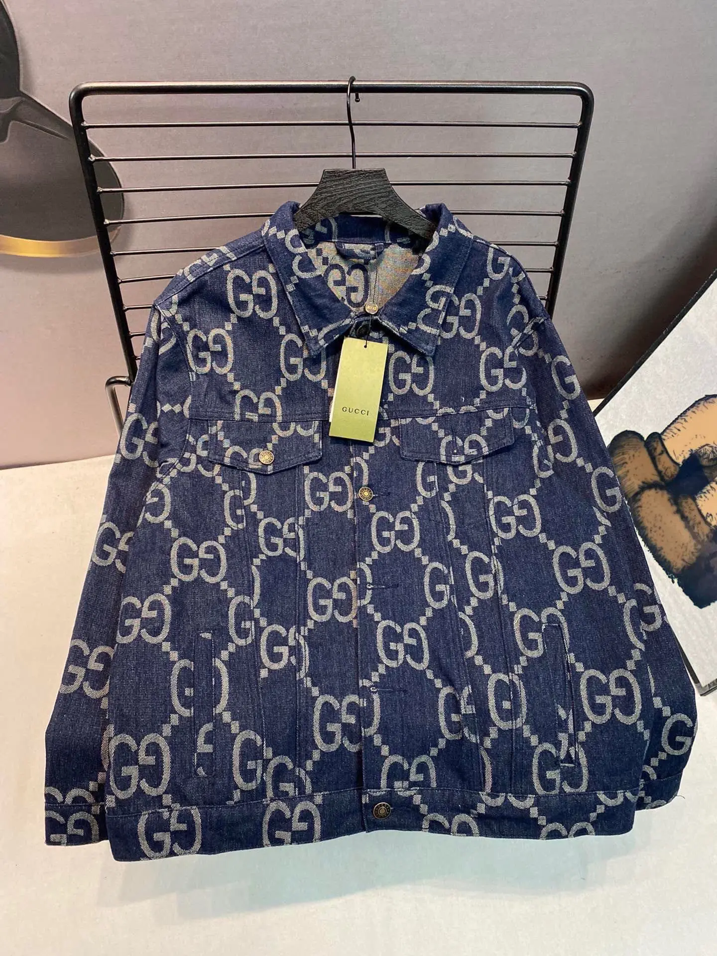 GG Jacquard Denim Jacket D22513435 — view 4