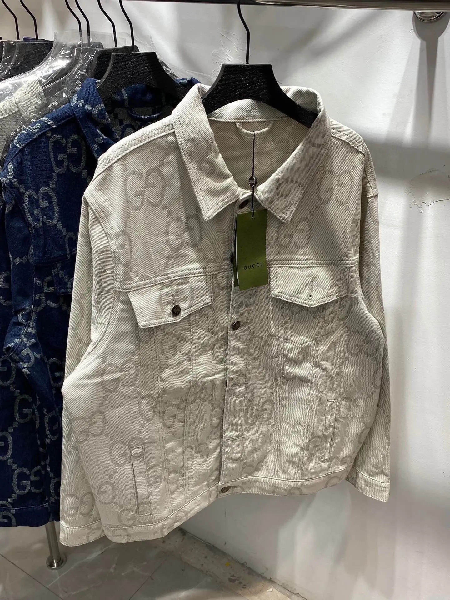 GG Jacquard Denim Jacket D22513435 — view 6
