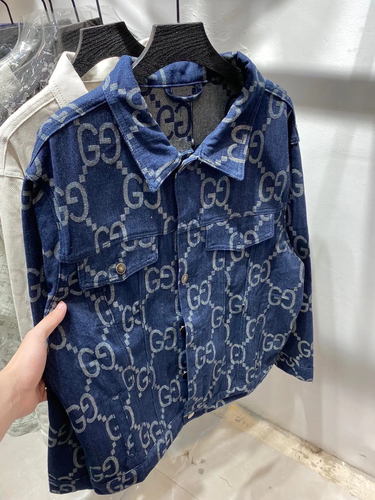 GG Jacquard Denim Jacket D22513435 — view 8