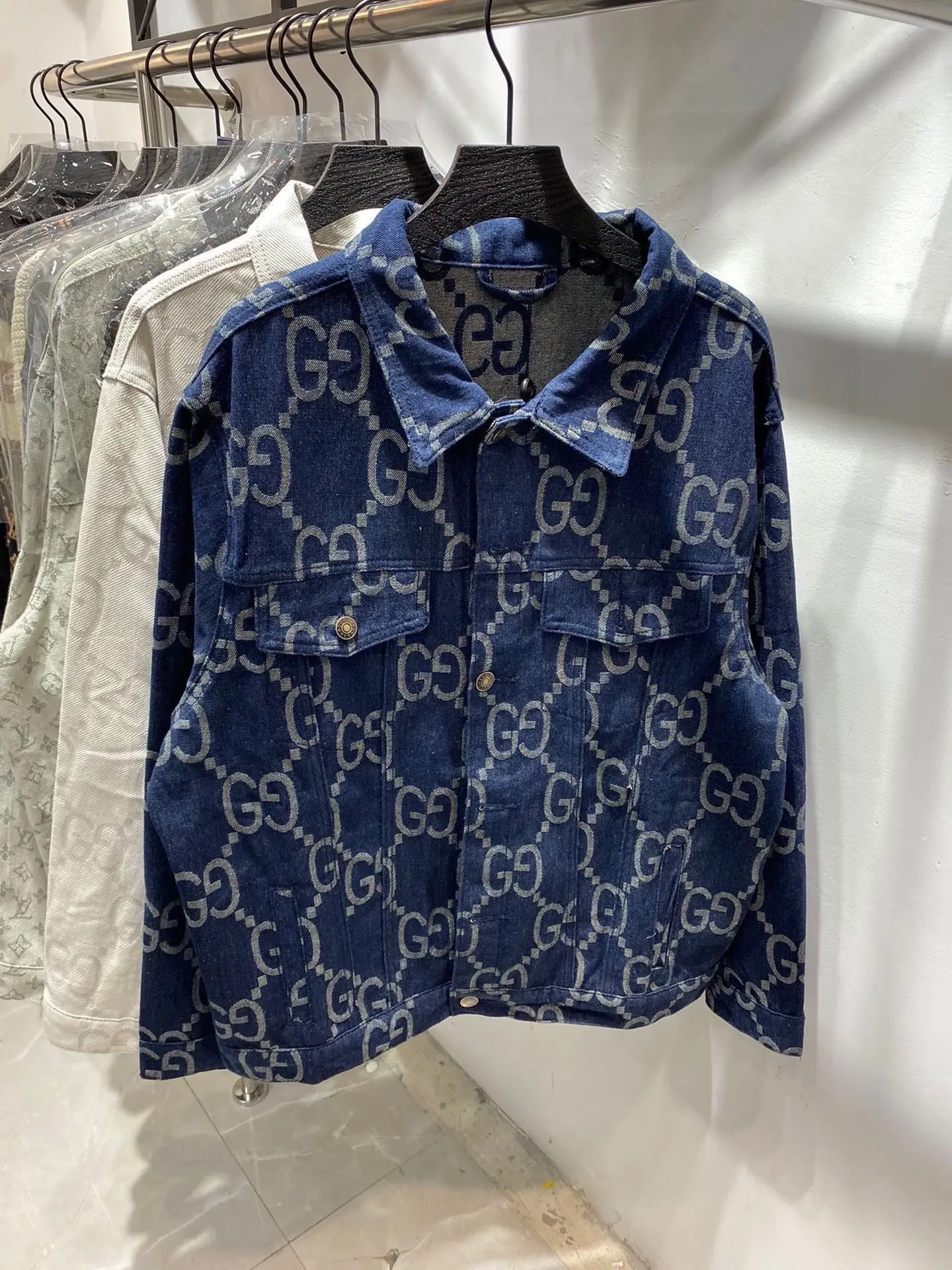 GG Jacquard Denim Jacket D22513435 — view 17