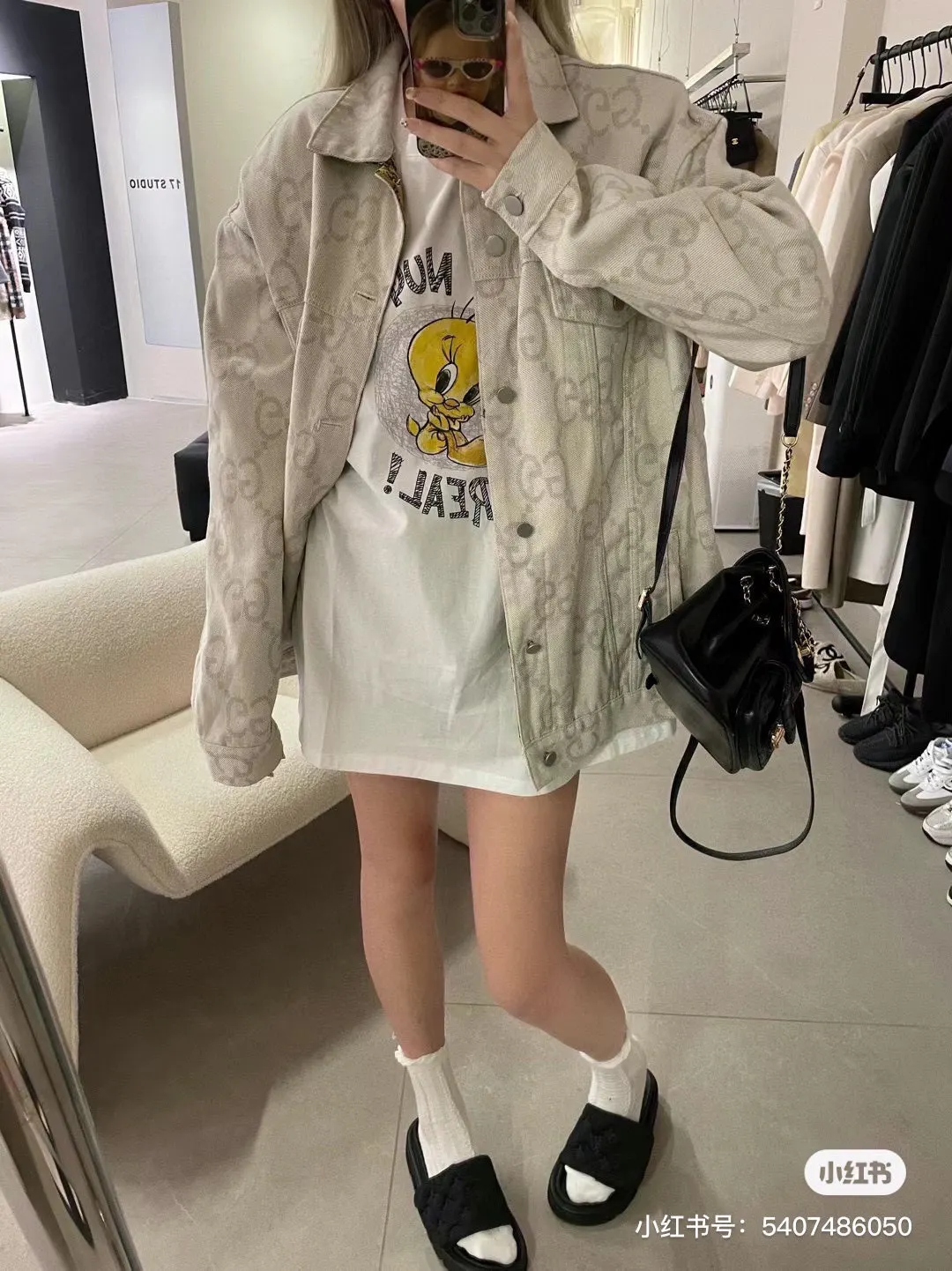 GG Jacquard Denim Jacket D22513434 — view 2
