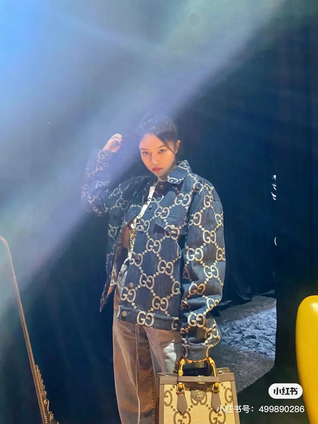 GG Jacquard Denim Jacket D22513434 — view 12