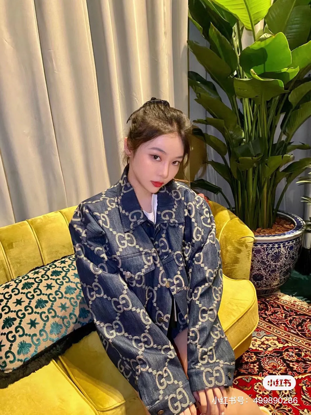 GG Jacquard Denim Jacket D22513434 — view 15