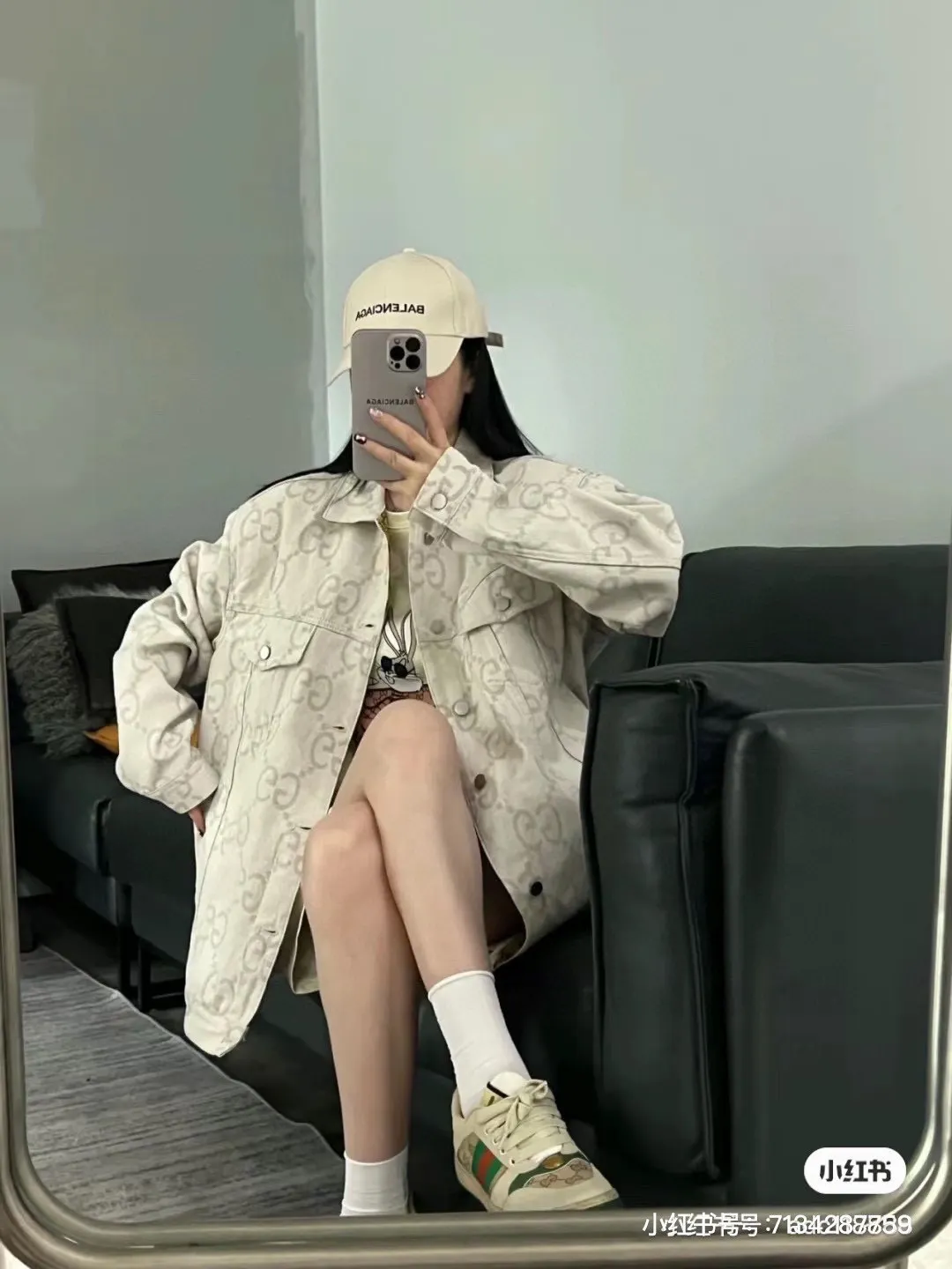 GG Jacquard Denim Jacket D22513434 — view 18