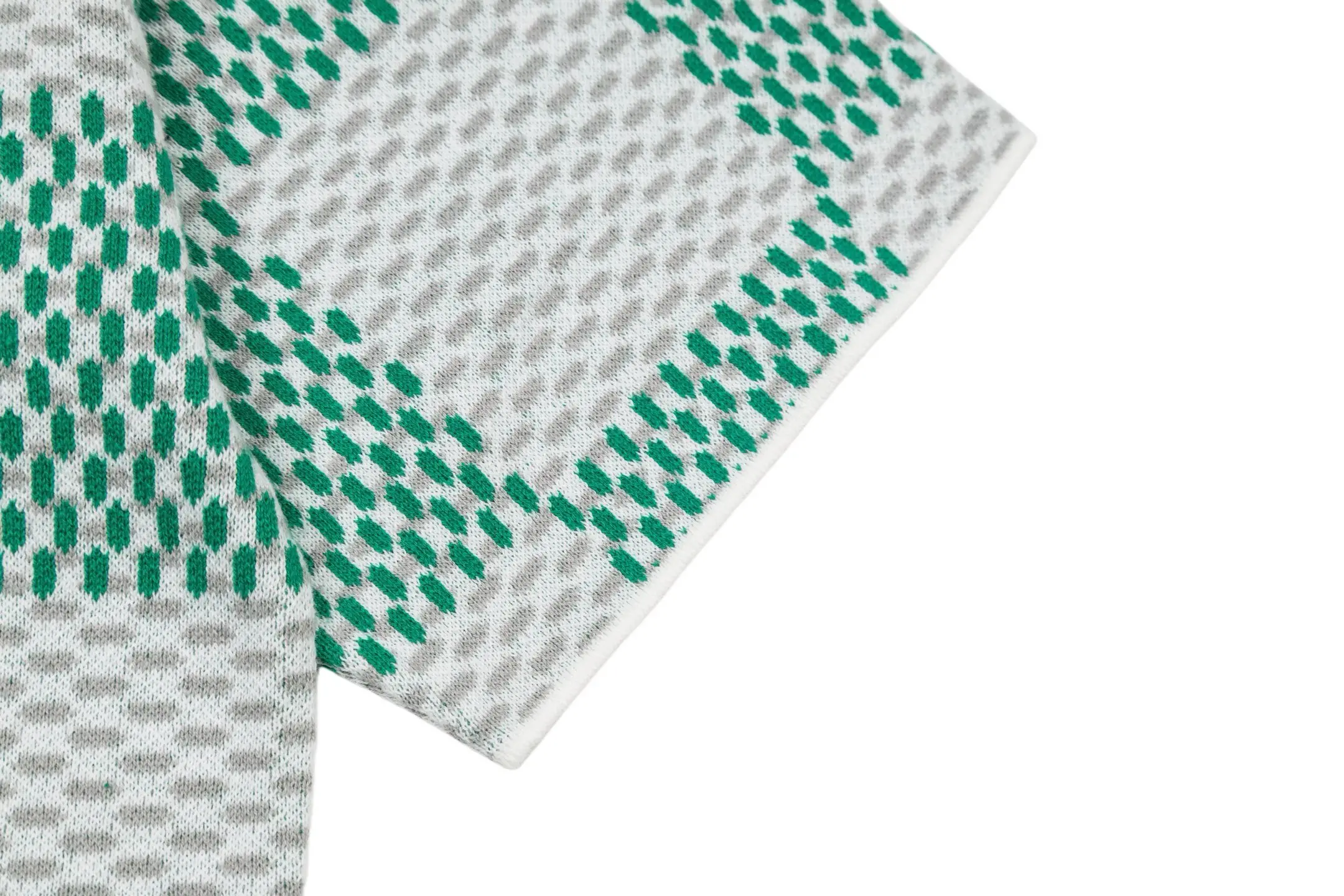 Damier Jacquard Cotton Knit T-Shirt D23013797 — view 7