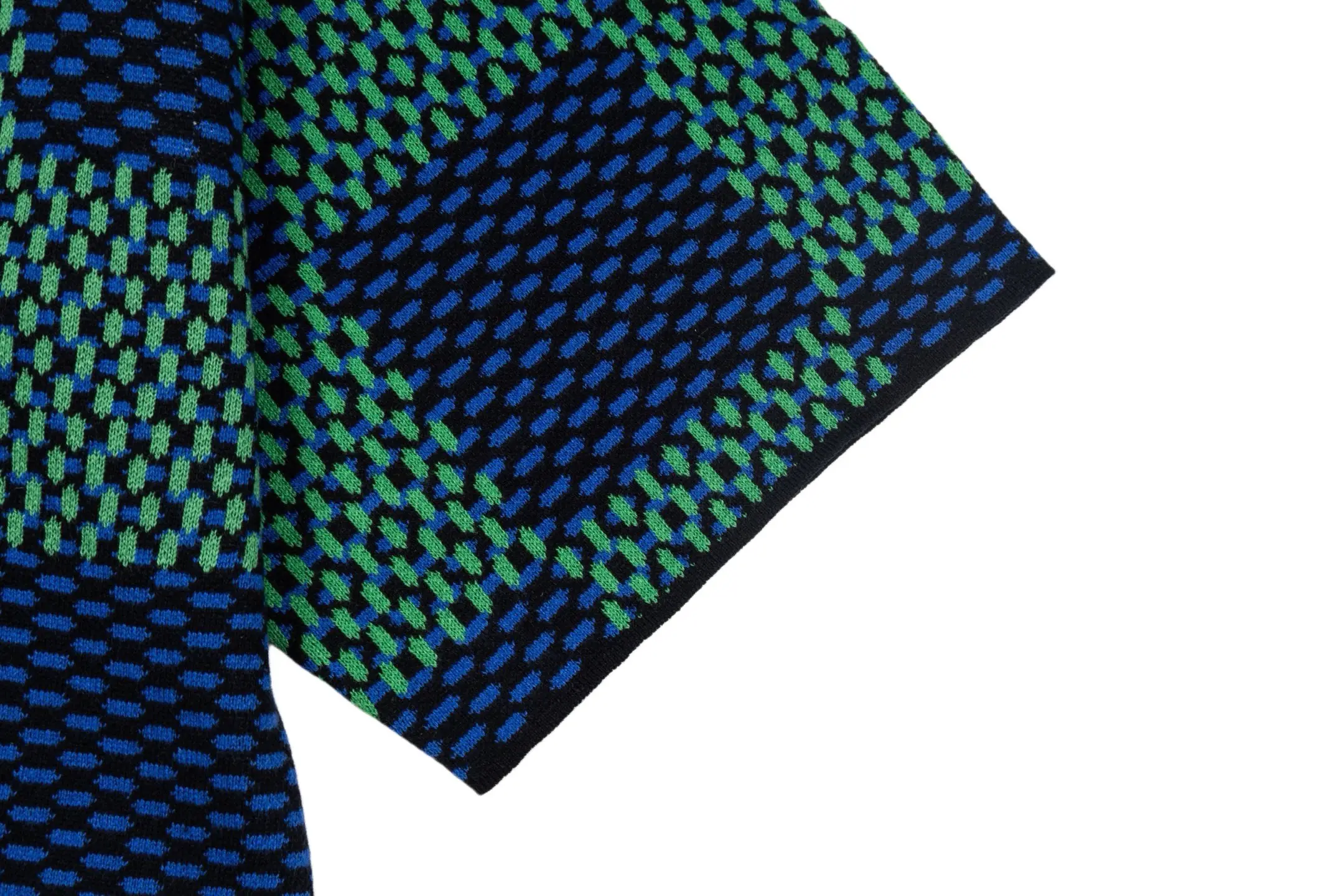 Damier Jacquard Cotton Knit T-Shirt D23013798 — view 7