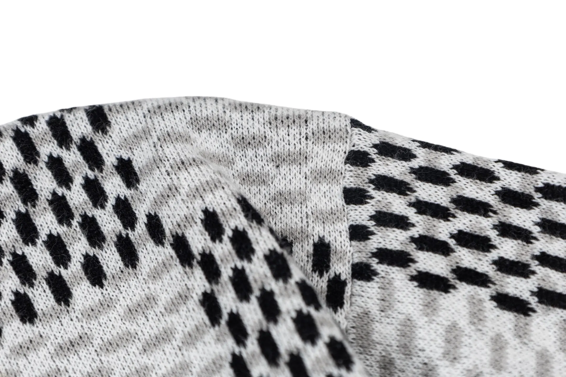 Damier Jacquard Cotton Knit T-Shirt D23013799 — view 5