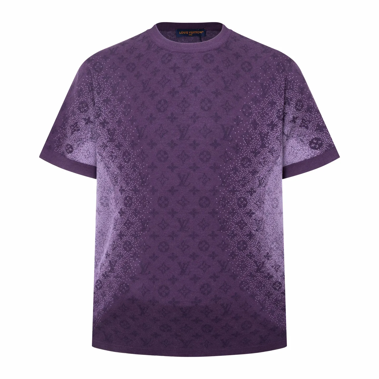 Monogram Gradient Wool-Blend Knit T-Shirt D23013793
