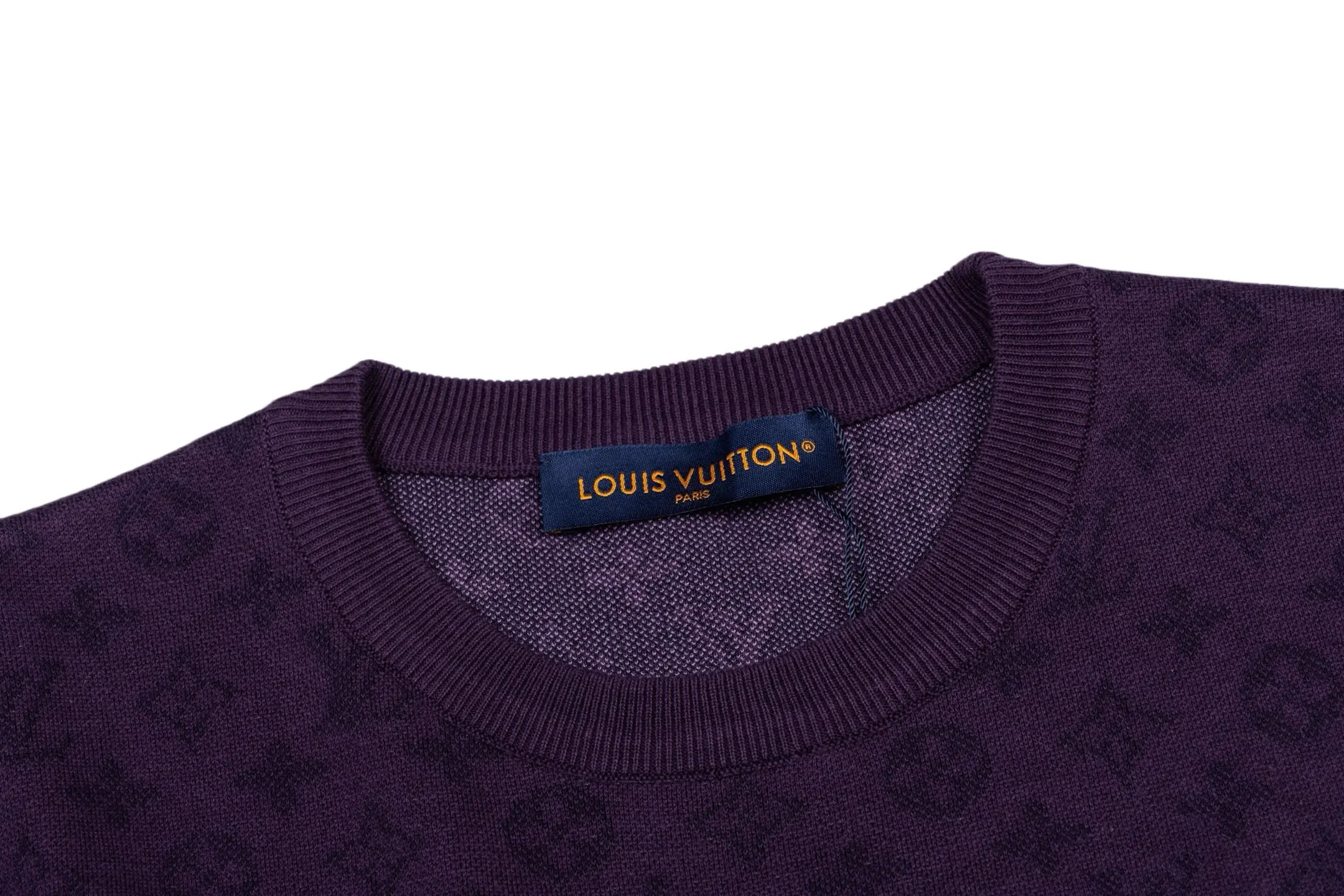 Monogram Gradient Wool-Blend Knit T-Shirt D23013793 — view 3
