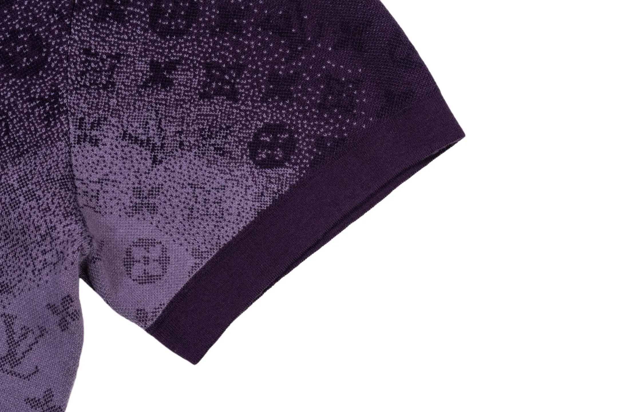 Monogram Gradient Wool-Blend Knit T-Shirt D23013793 — view 7