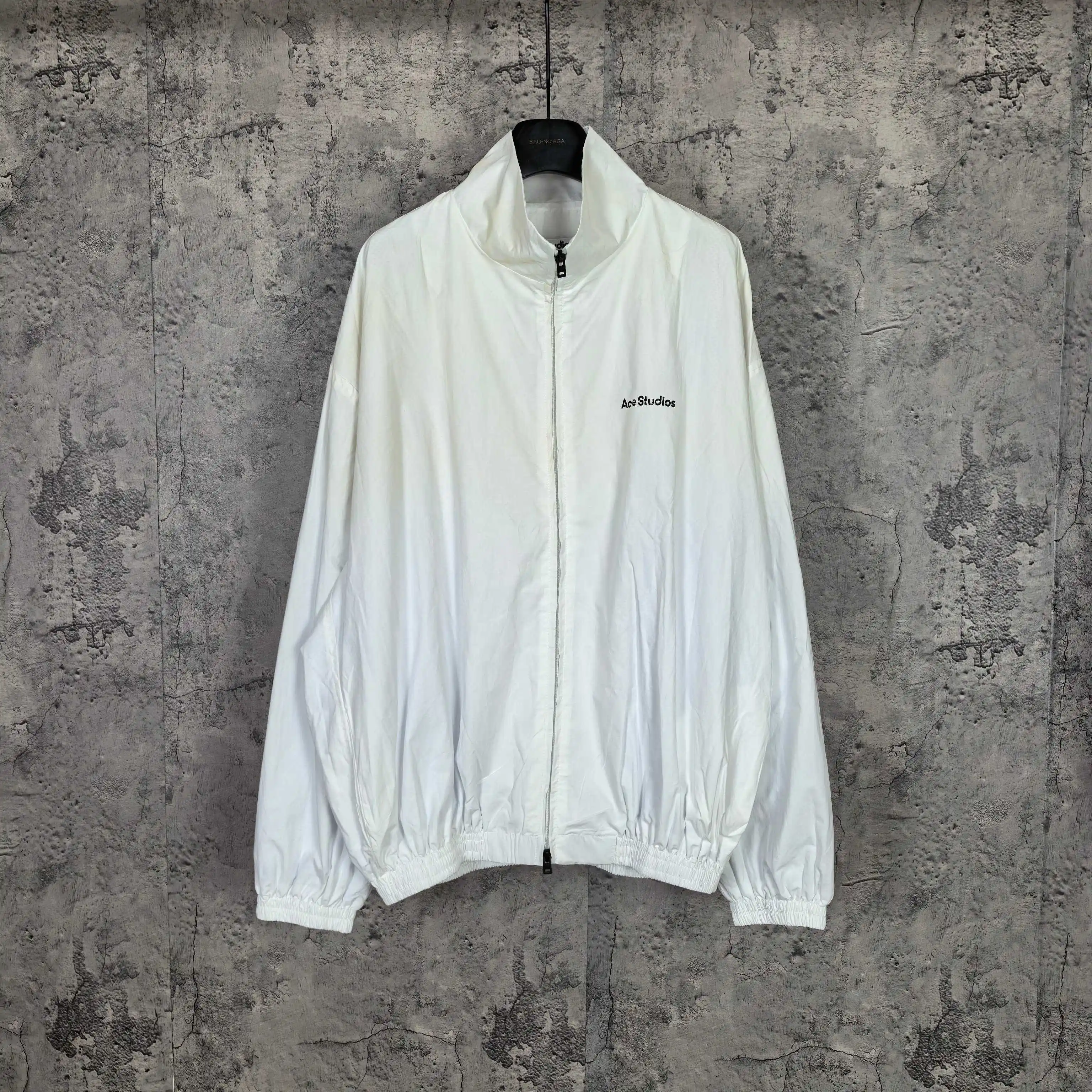 Washed Logo Zip-Up Track Jacket D23023286