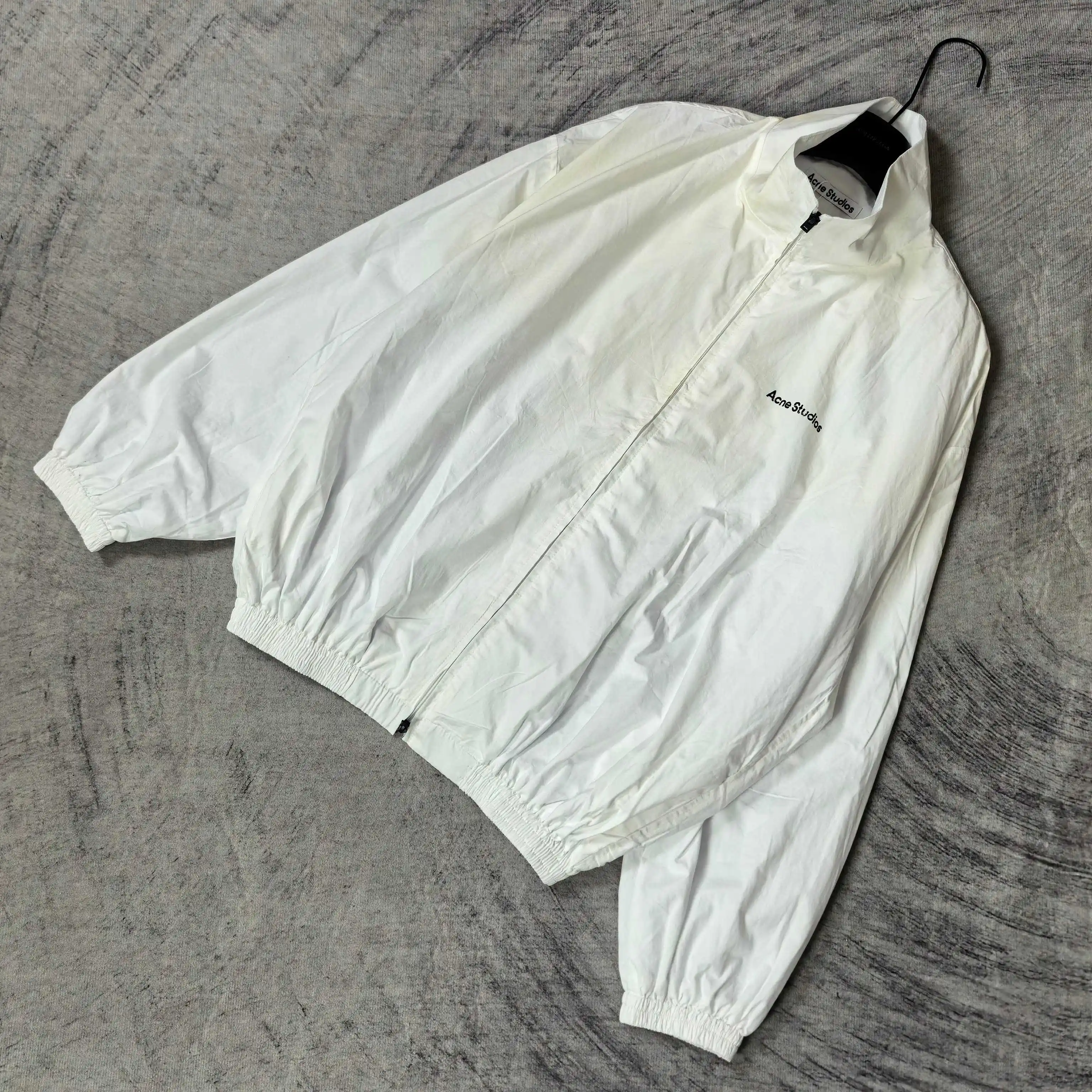 Washed Logo Zip-Up Track Jacket D23023286 — view 4