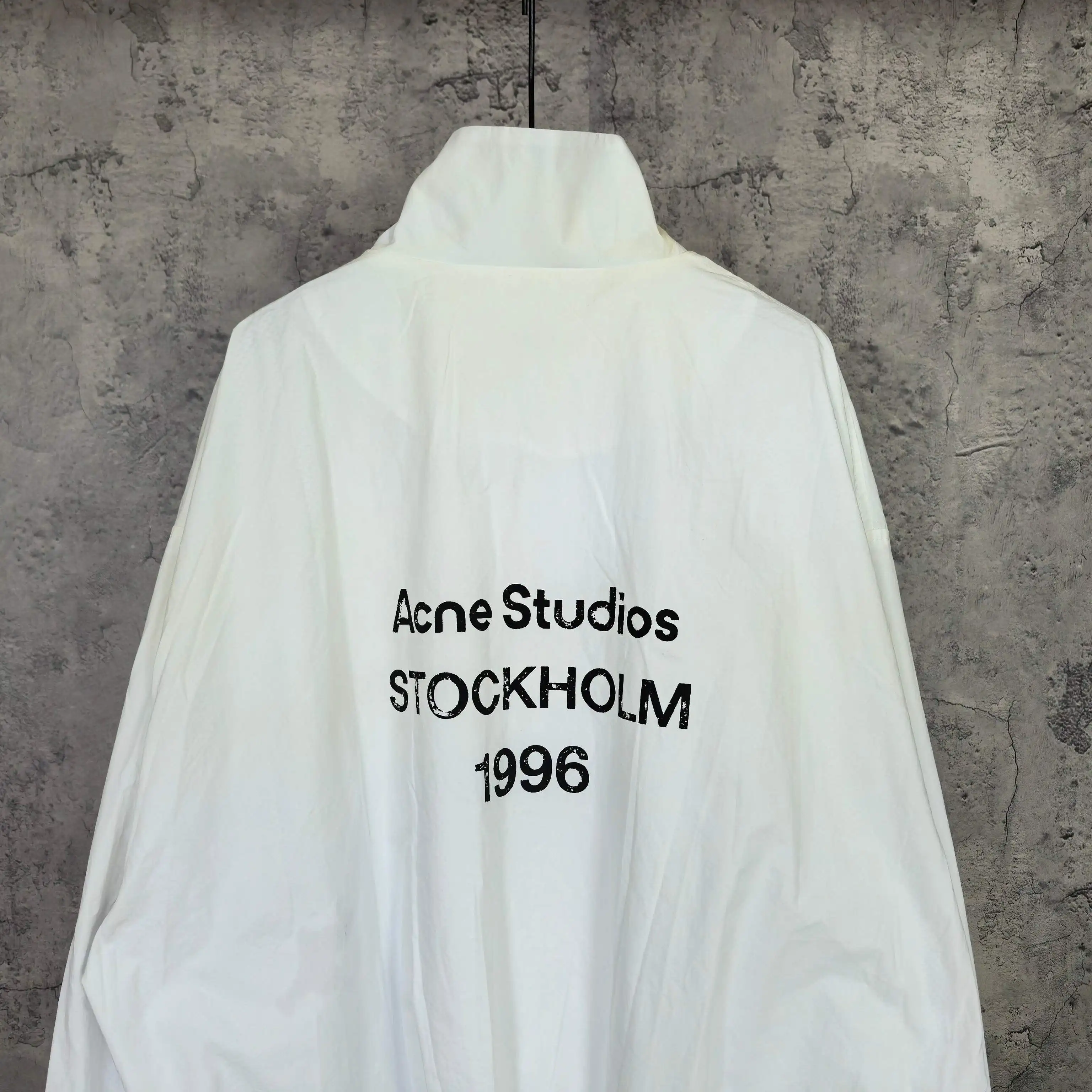 Washed Logo Zip-Up Track Jacket D23023286 — view 6