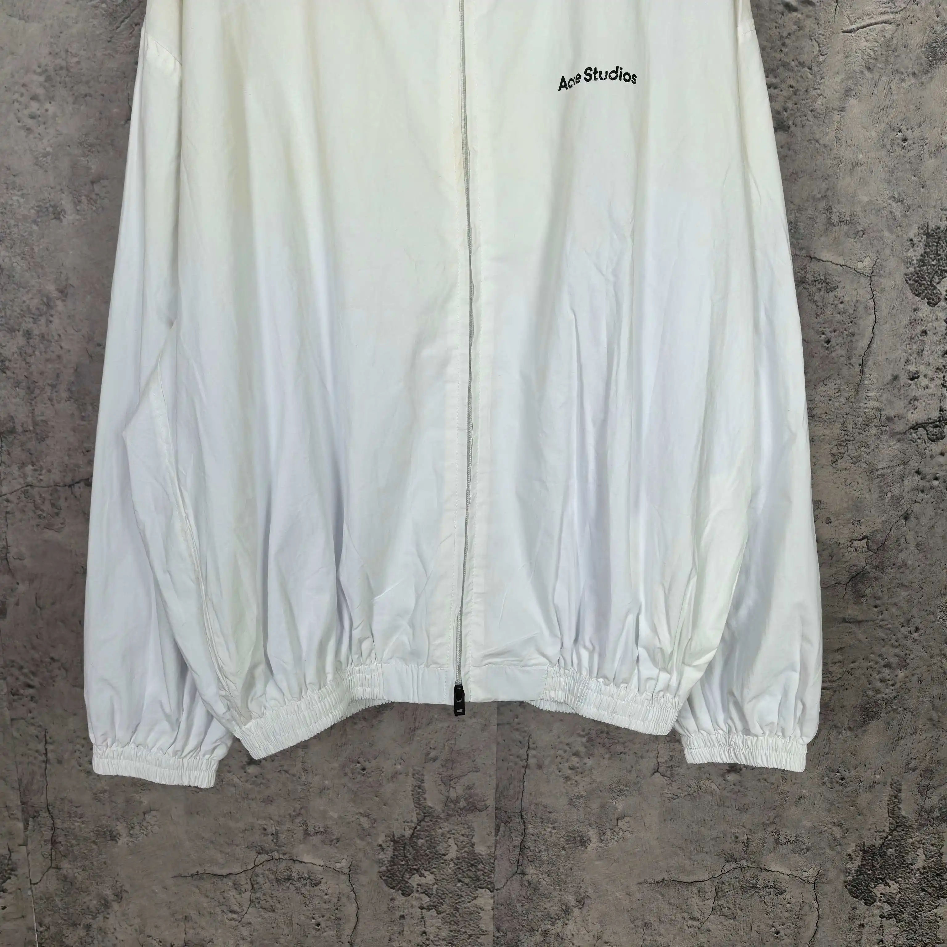 Washed Logo Zip-Up Track Jacket D23023286 — view 10