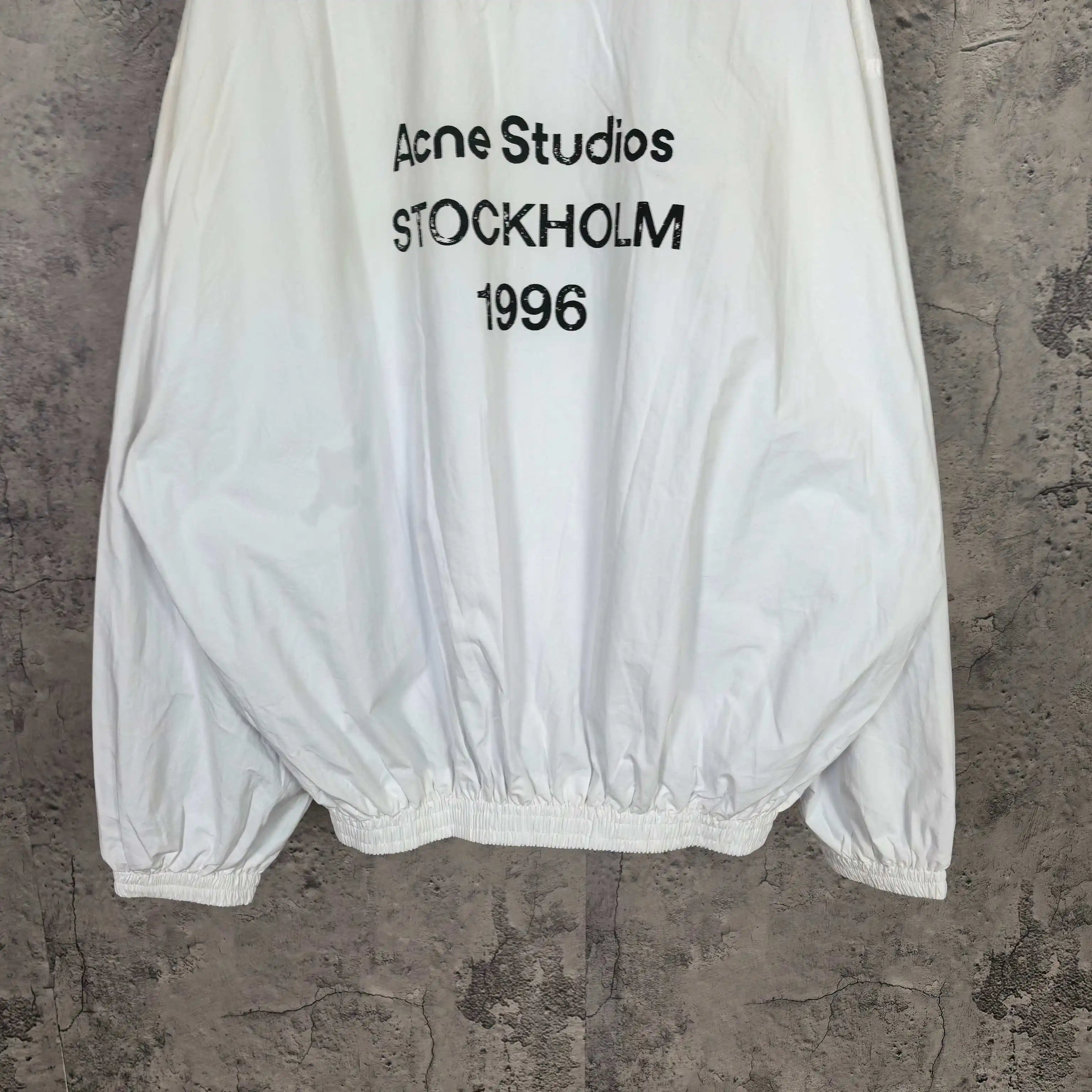 Washed Logo Zip-Up Track Jacket D23023286 — view 12