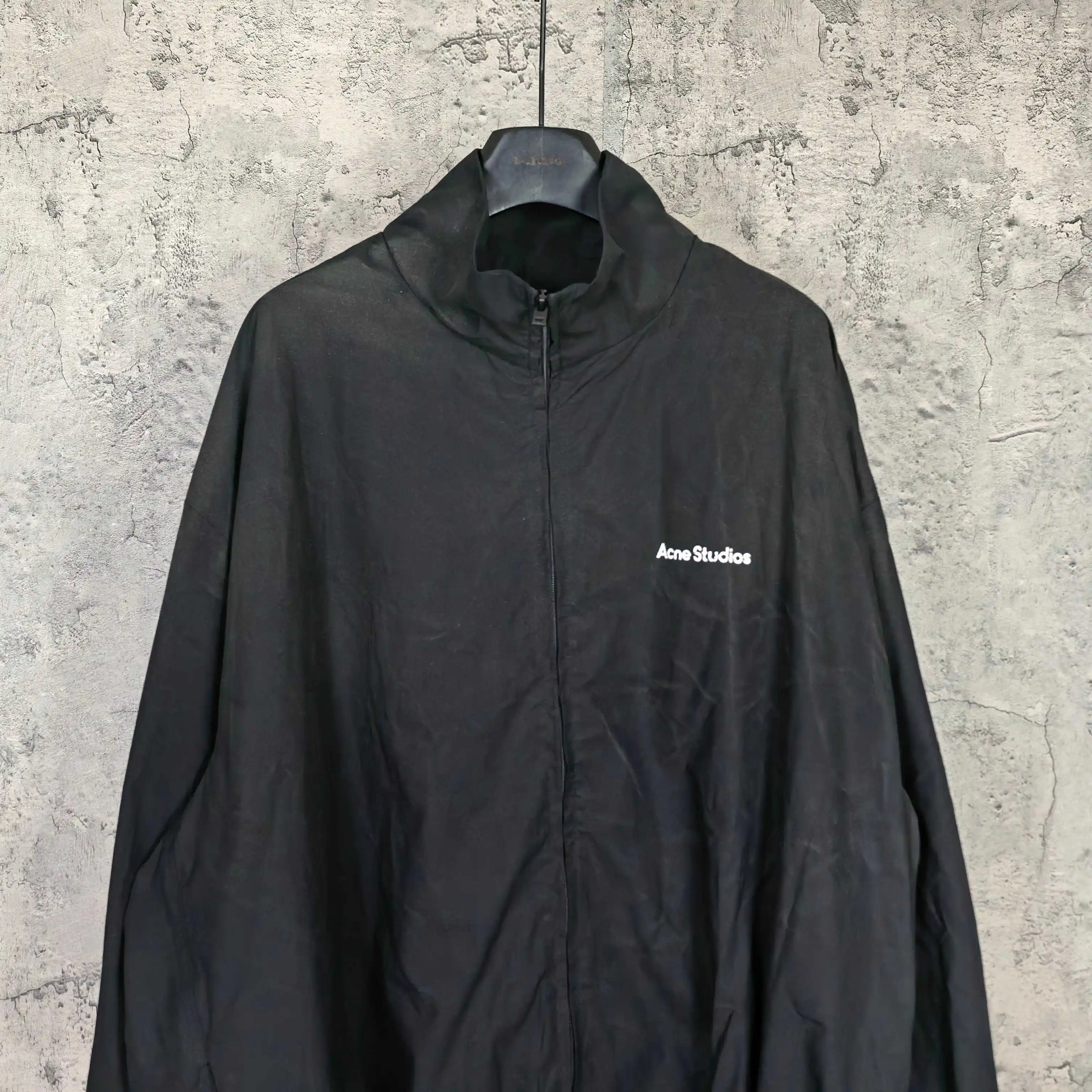 Logo Print Washed Track Jacket D23023285 — view 3