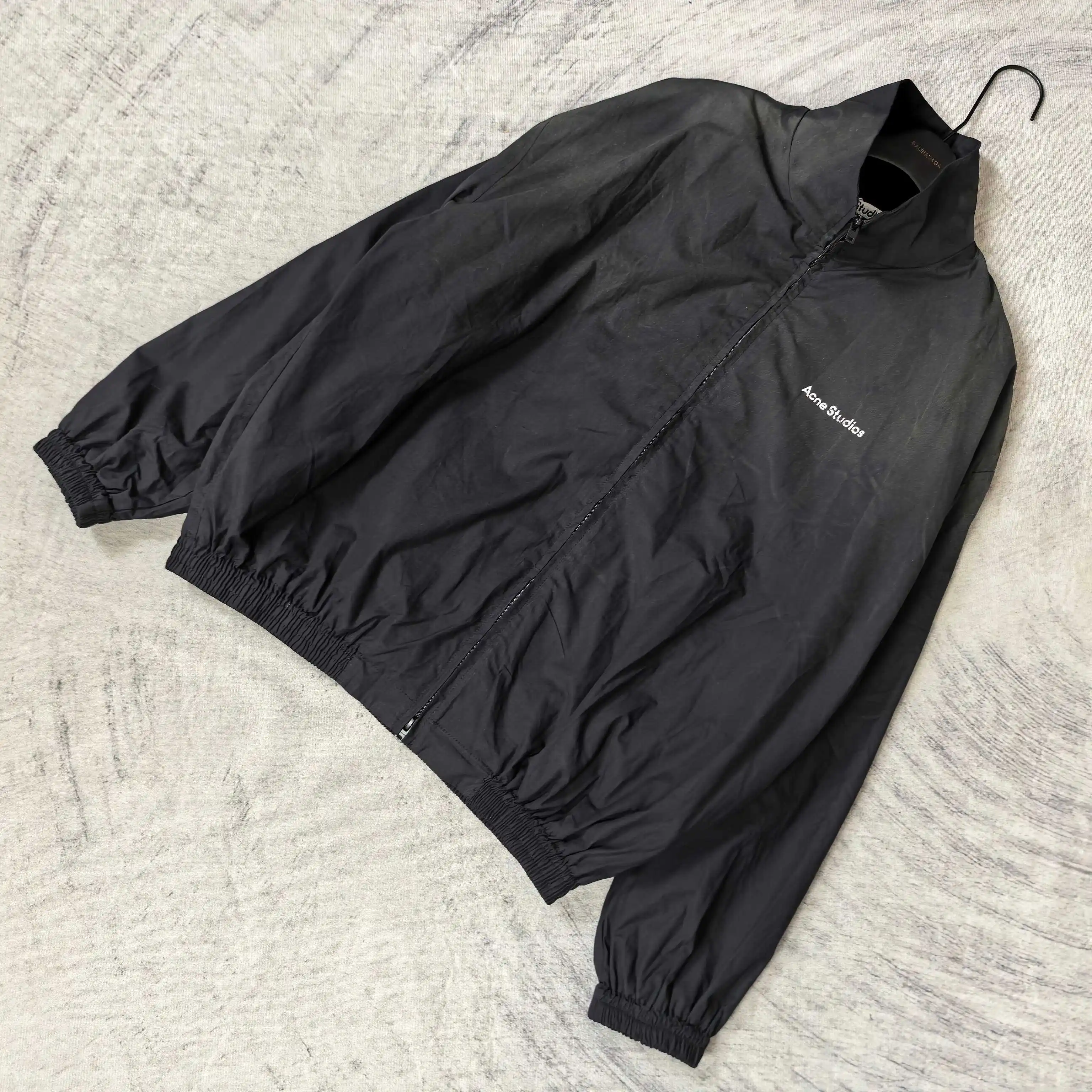Logo Print Washed Track Jacket D23023285 — view 4