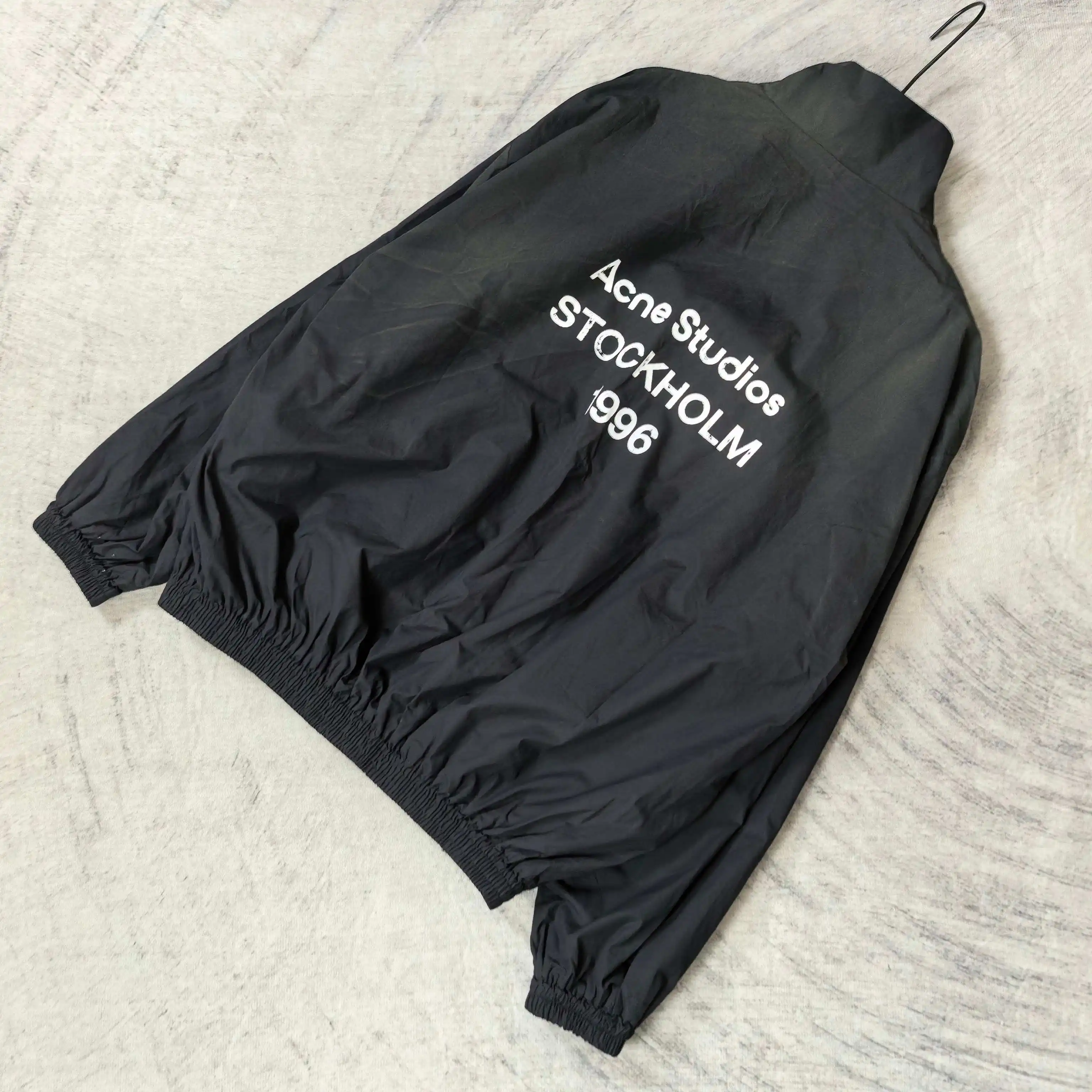 Logo Print Washed Track Jacket D23023285 — view 5