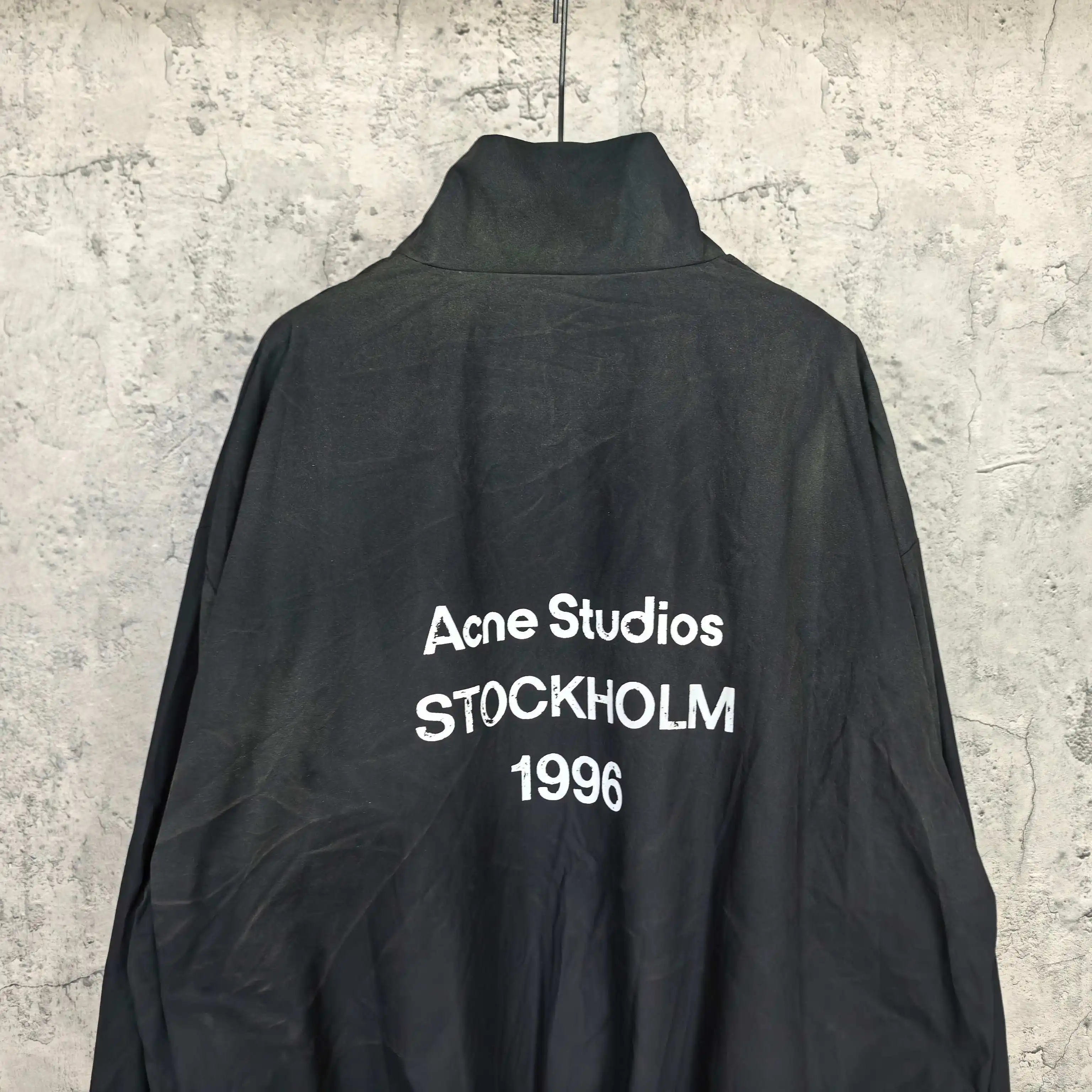 Logo Print Washed Track Jacket D23023285 — view 6