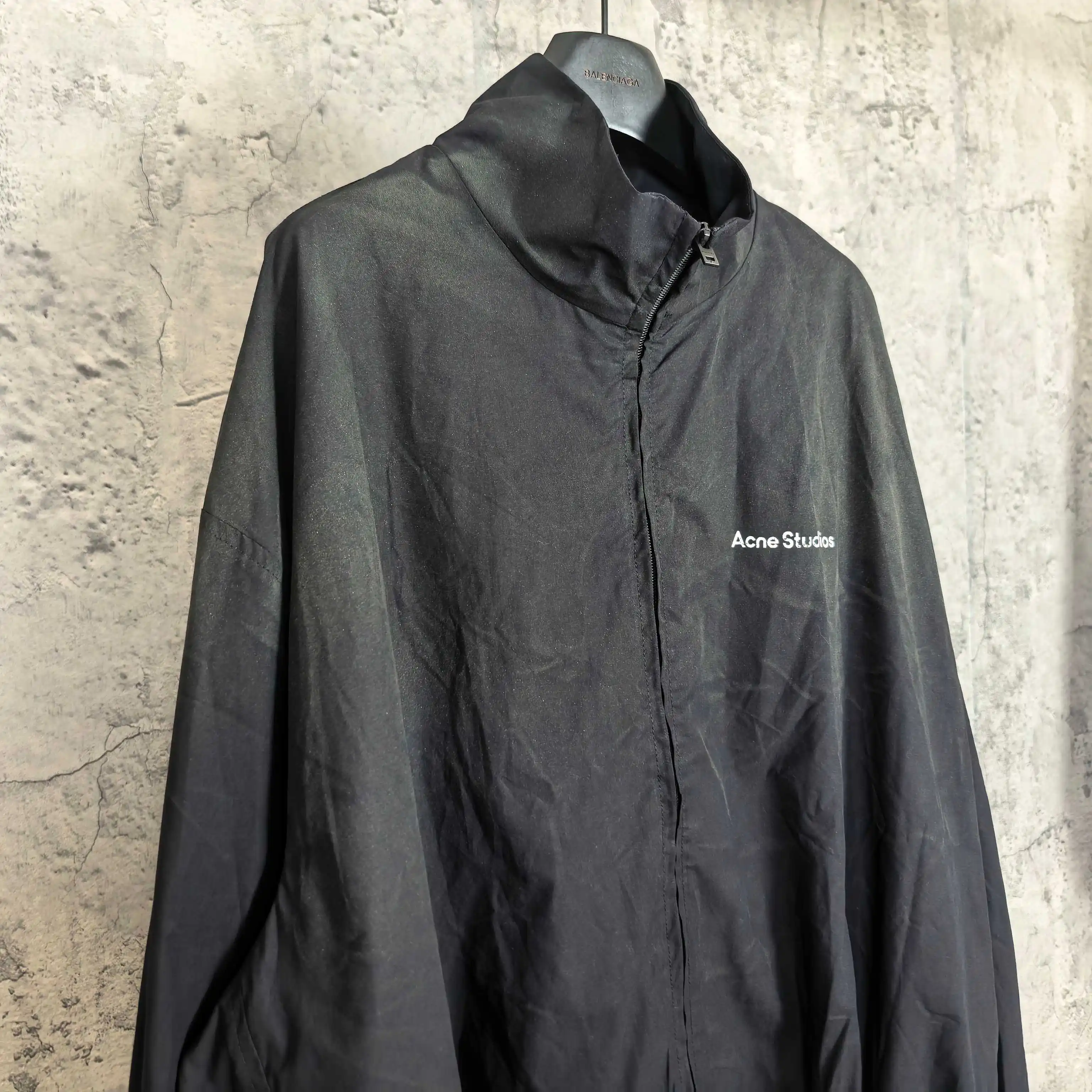 Logo Print Washed Track Jacket D23023285 — view 7