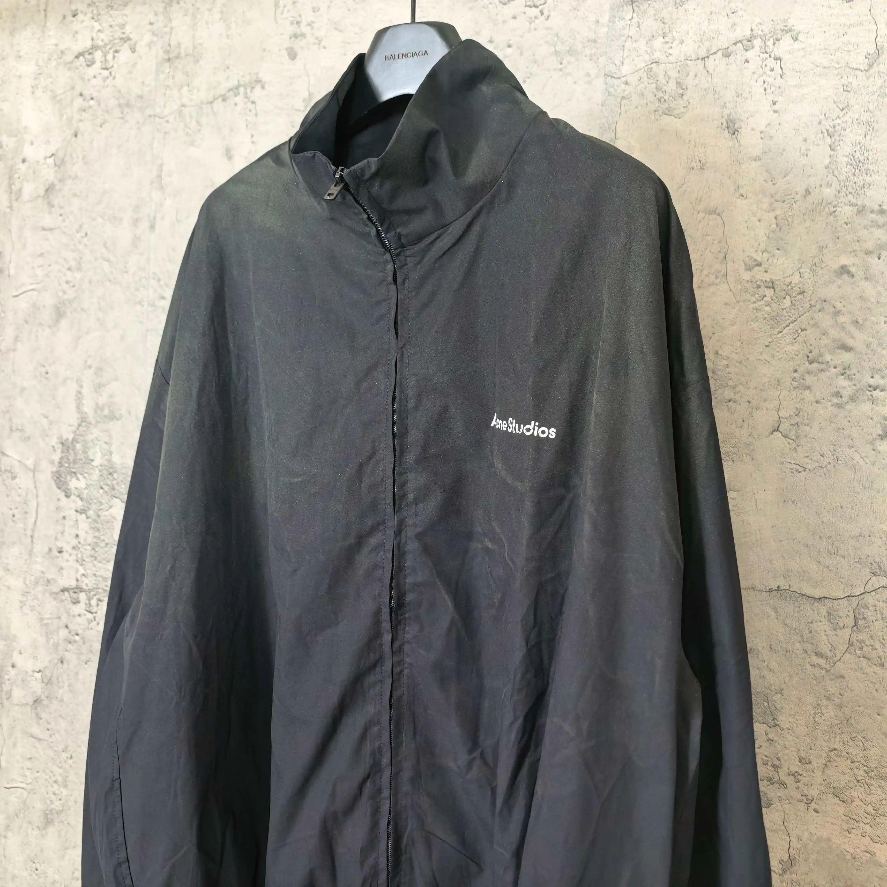 Logo Print Washed Track Jacket D23023285 — view 9